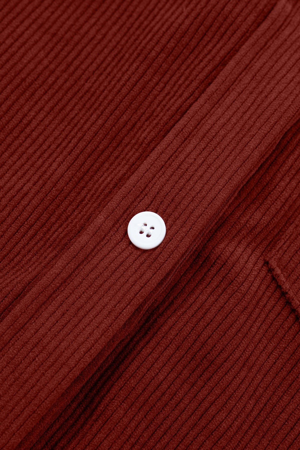 Clay Adjustable Cuff Long Sleeve Corduroy Shirt