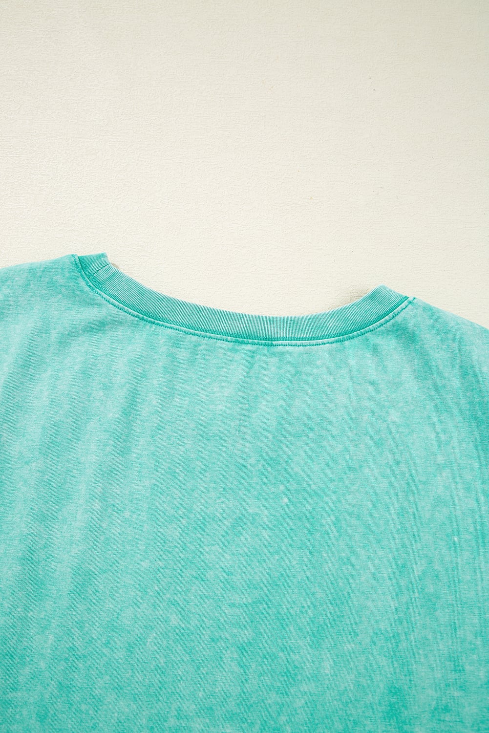 Clearly Aqua Mineral Wash Pocketed T-shirt Long Dress