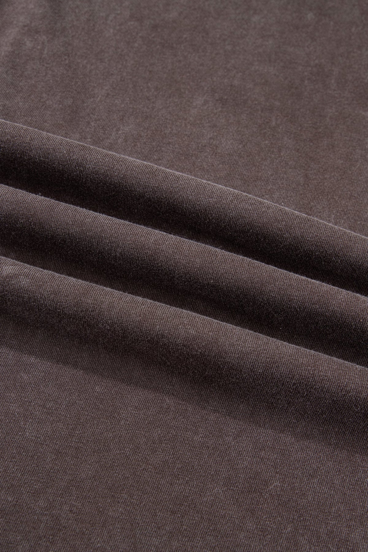 Coffee Mineral Wash Seam Detail Flare Leg Drawstring Pants