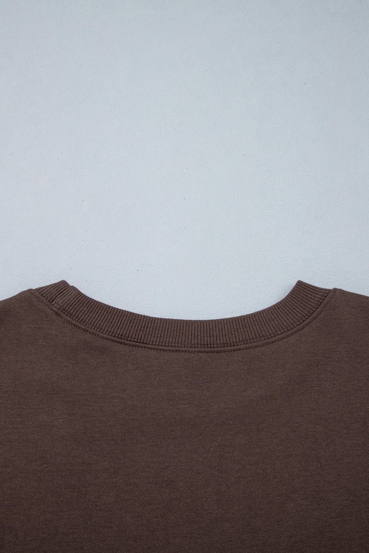 Coffee Polka Dot Slogan Print Casual Pullover Sweatshirt