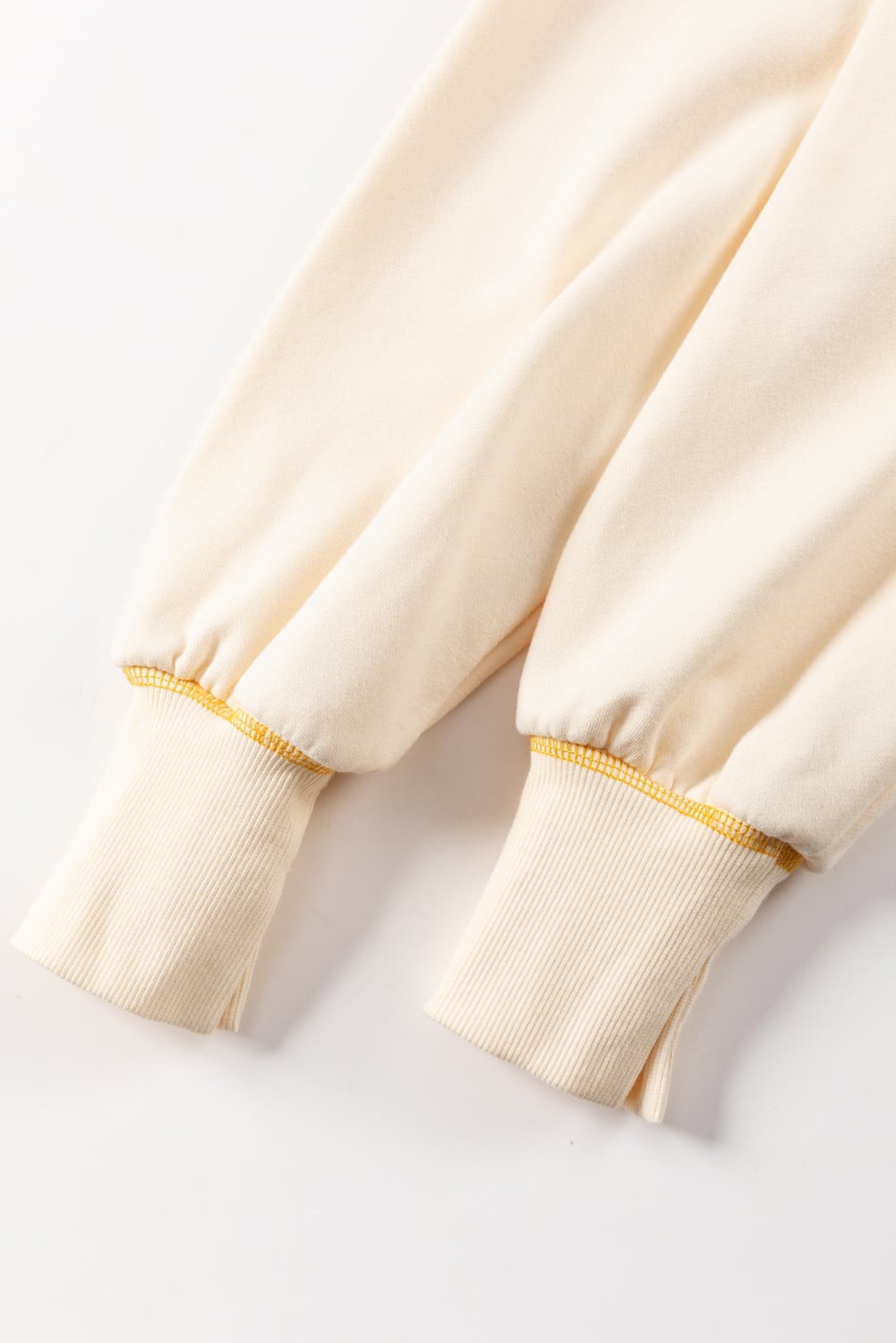 Contrast Stitching Split Baggy Sweatshirt