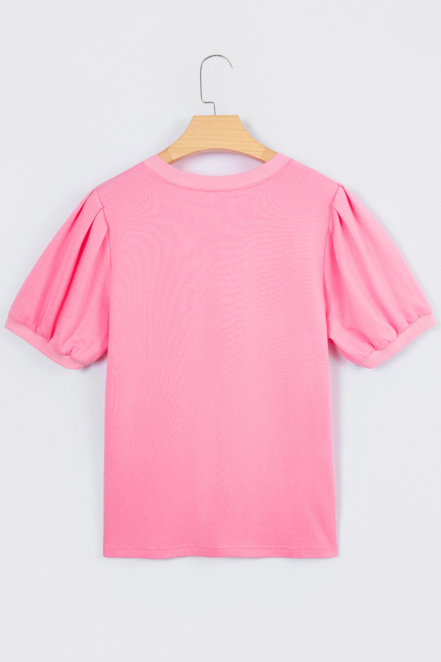 Bonbon Floral MAMA Lettering Sequin Bow V Neck Top