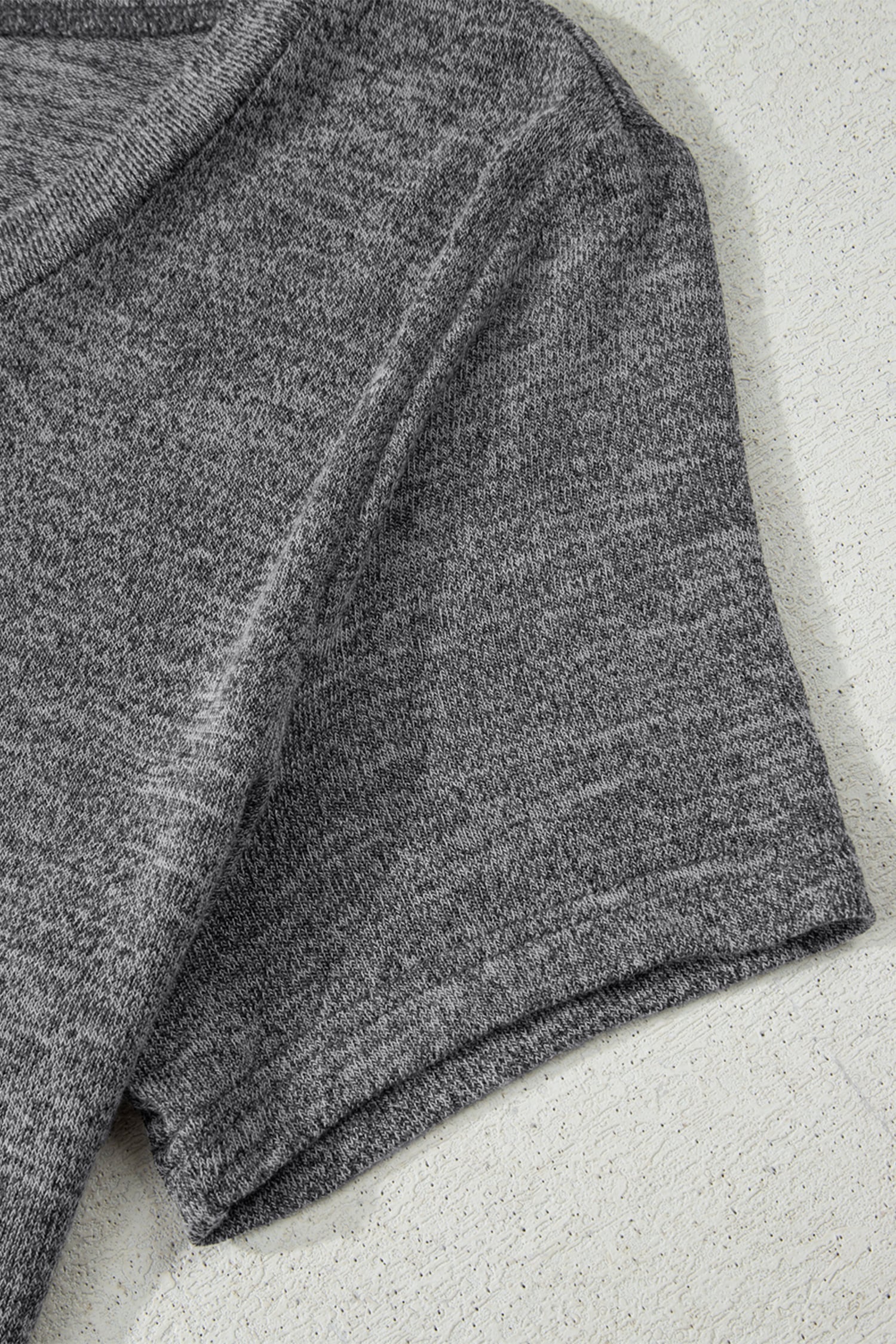 Dark Grey 3pcs V Neck T Shirt Ribbon Knot Pants Open Duster 3pcs Lounge Set