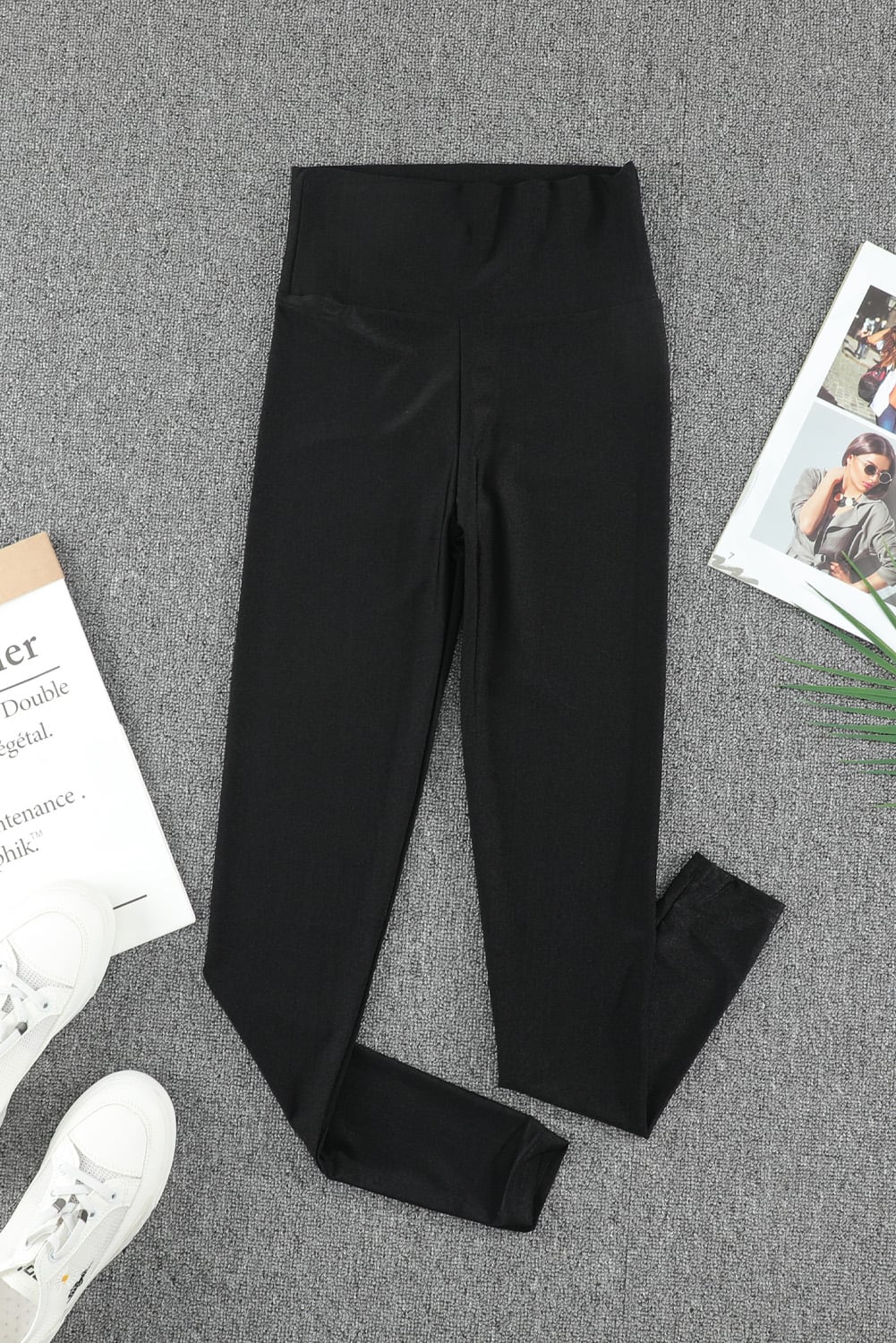Dearlove Black High Rise Tight Leggings with Waist Cincher