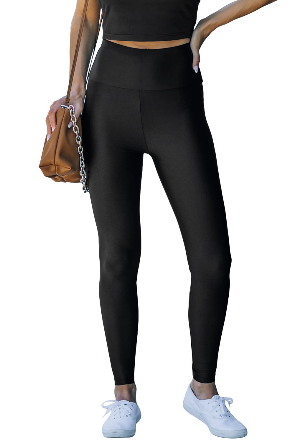 Dearlove Black High Rise Tight Leggings with Waist Cincher