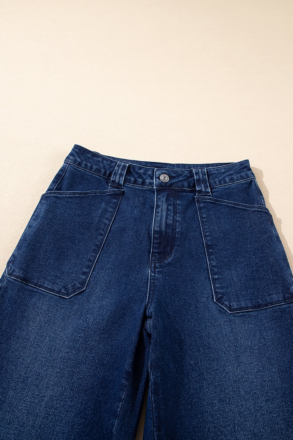 Dirty blue Daily Fashion Straight Leg Mid-rise Shift Jeans