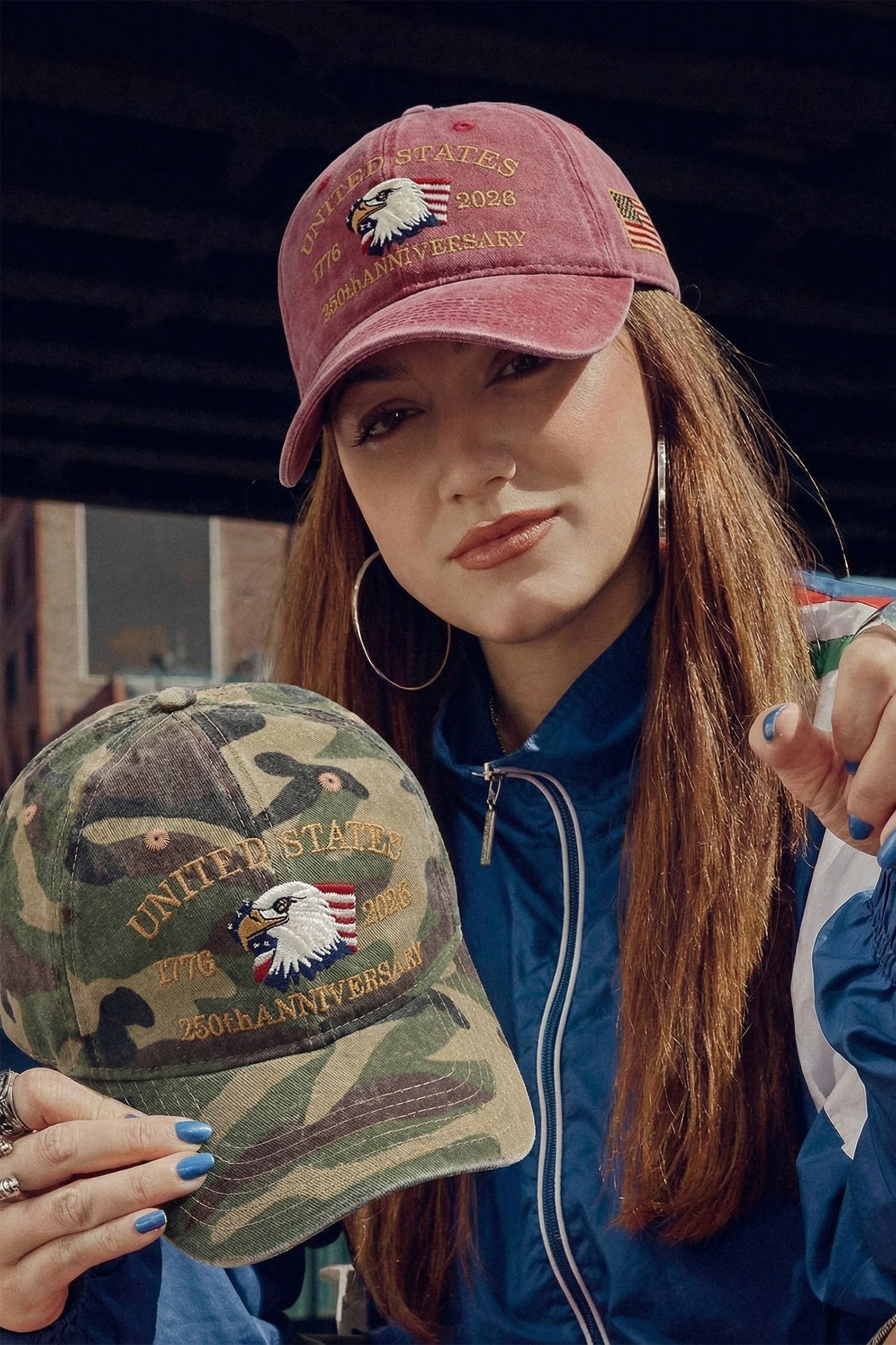Mineral Red United States 250th Anniversary Hat