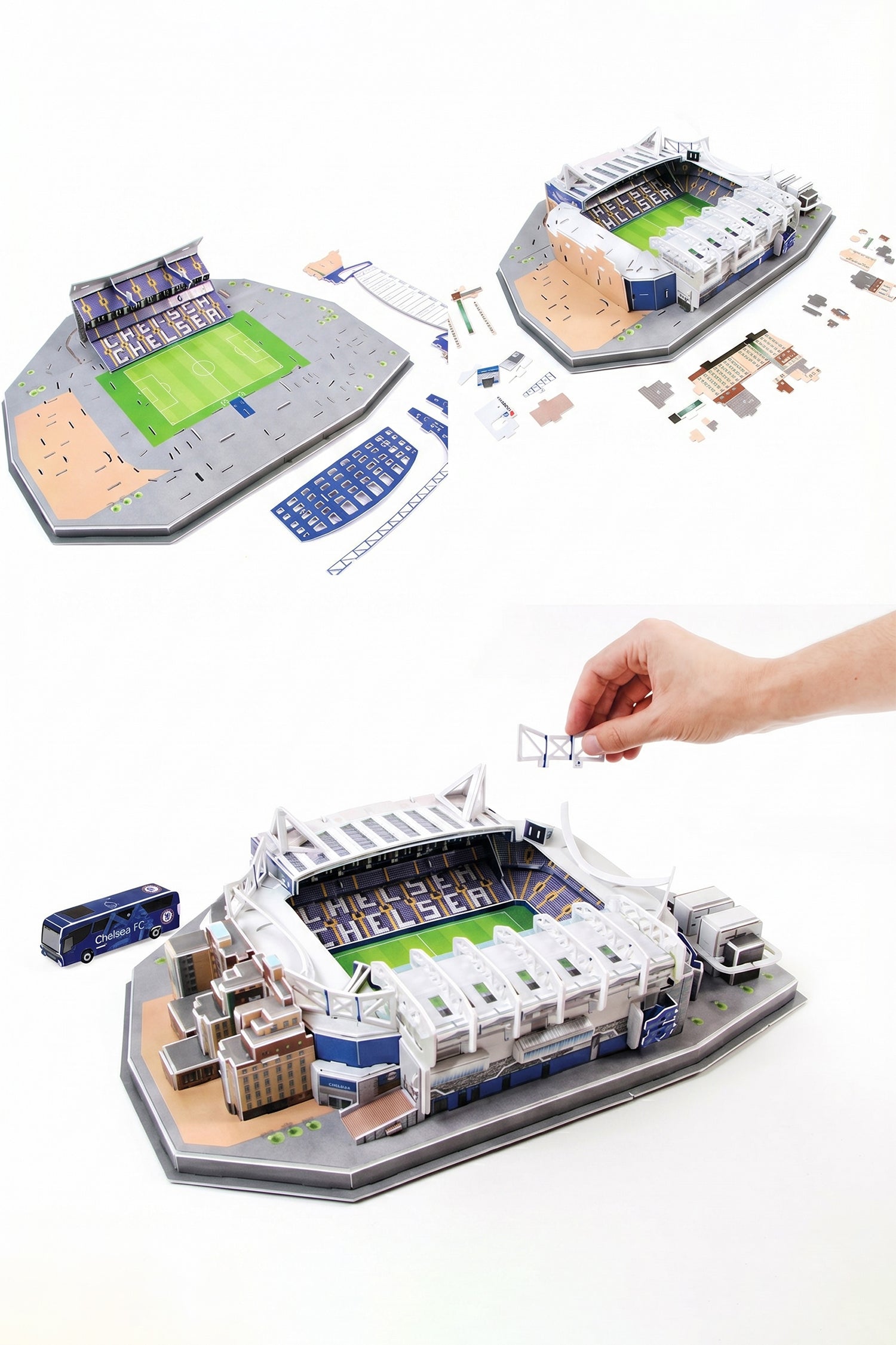 White 16-in-1 US-Canada-Mexico World Cup 3D Puzzle Stadium Set