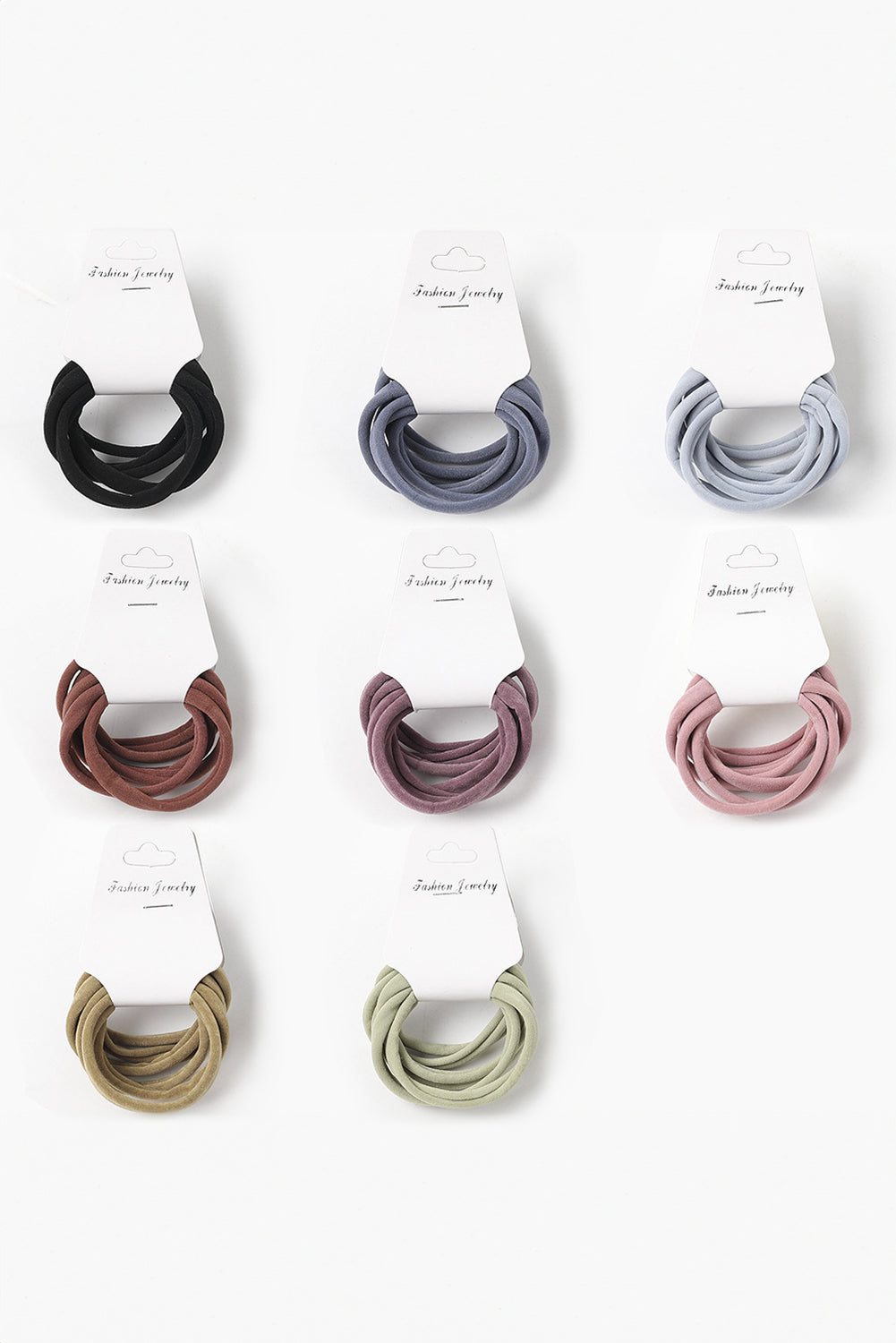 Peach Blossom Solid Color Minimalist Hair Tie Accessory