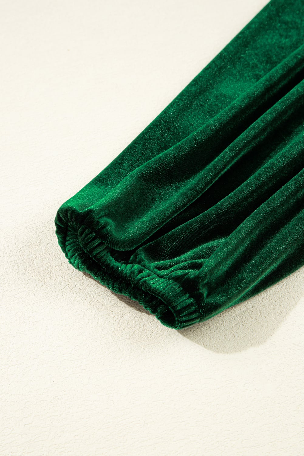 Evergreen Bowknot Decor High Waist Velvet Mini Dress