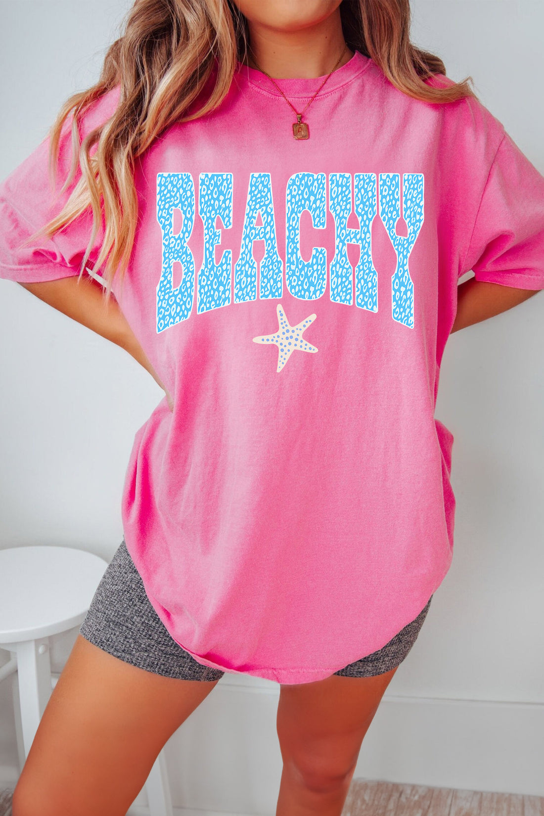 Sachet Pink BEACHY Starfish Graphic Tee