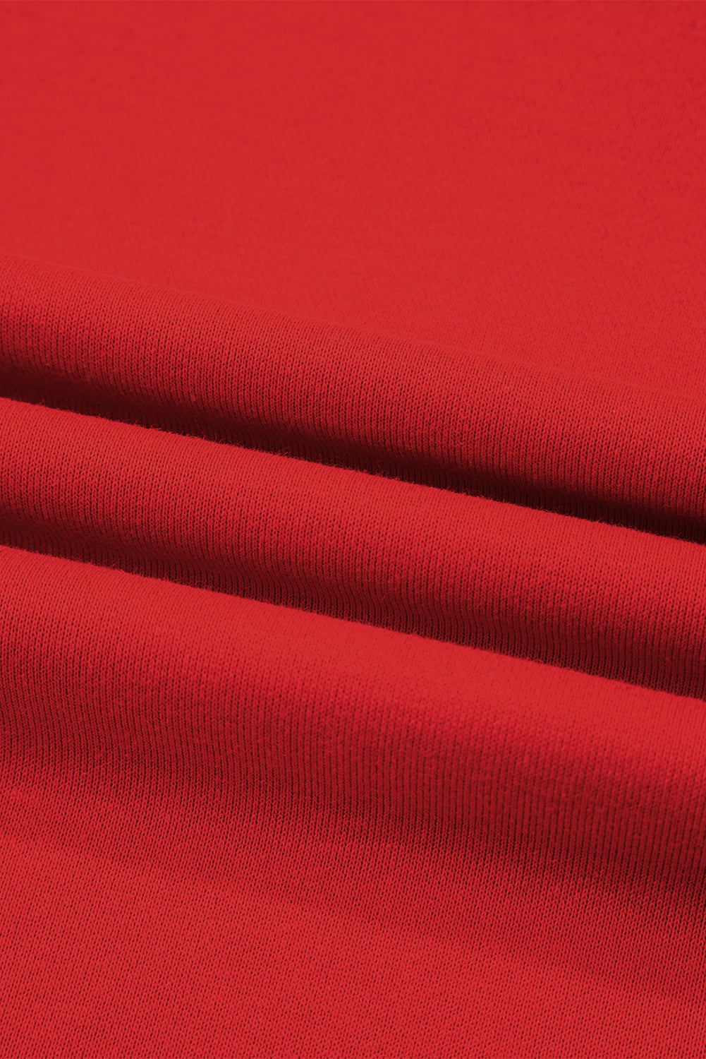 Fiery Red Varsity Striped Detail Drop Shoulder Oversized Sweatshirt