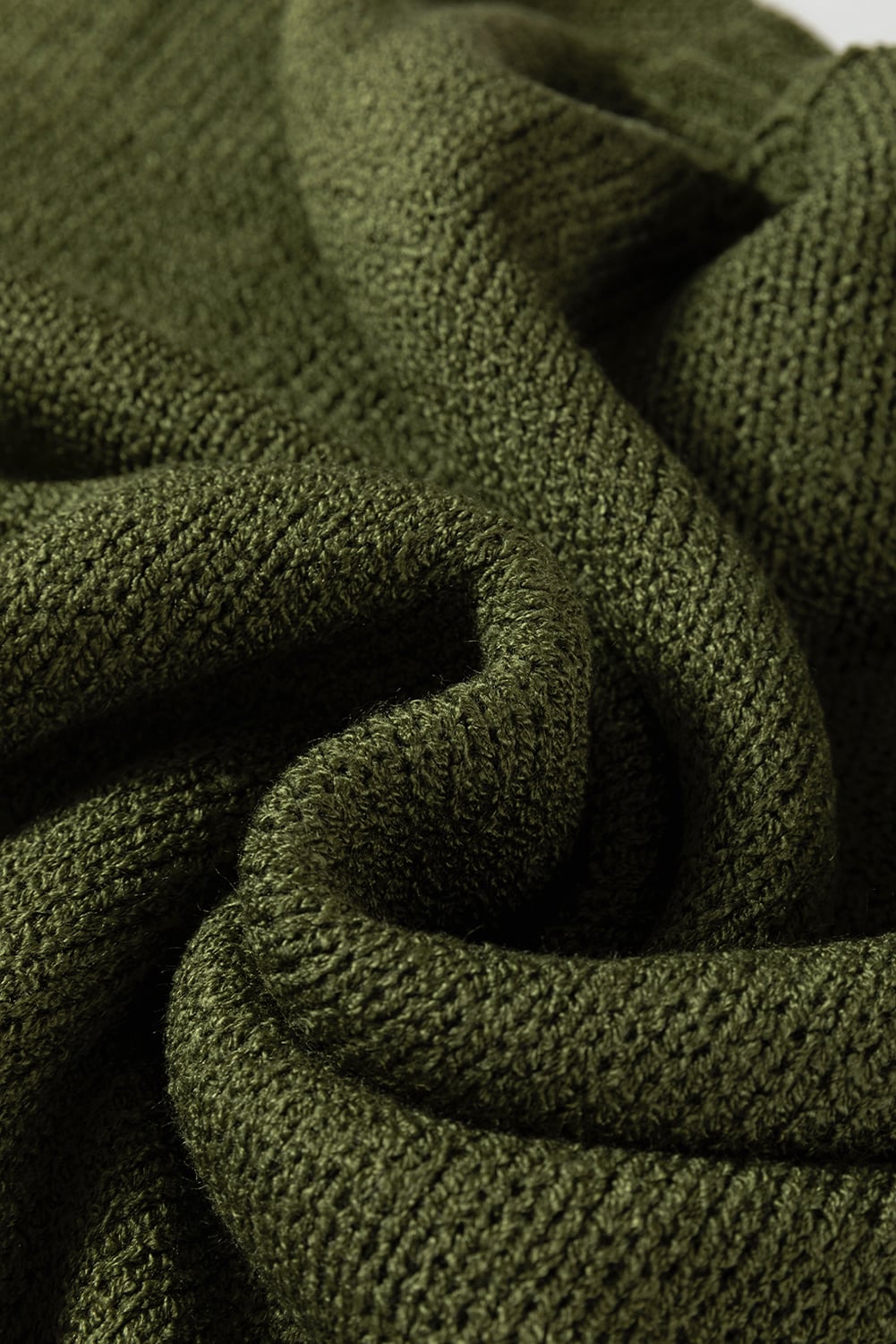 Four Leaf Clover Oversize Drop Shoulder Slouchy Sweater Dress