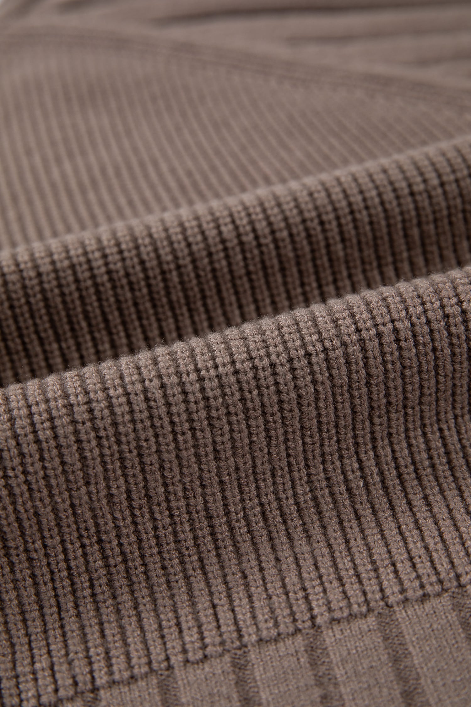 Goat Mixed Texture Knit Button V Neck Sweater Cardigan