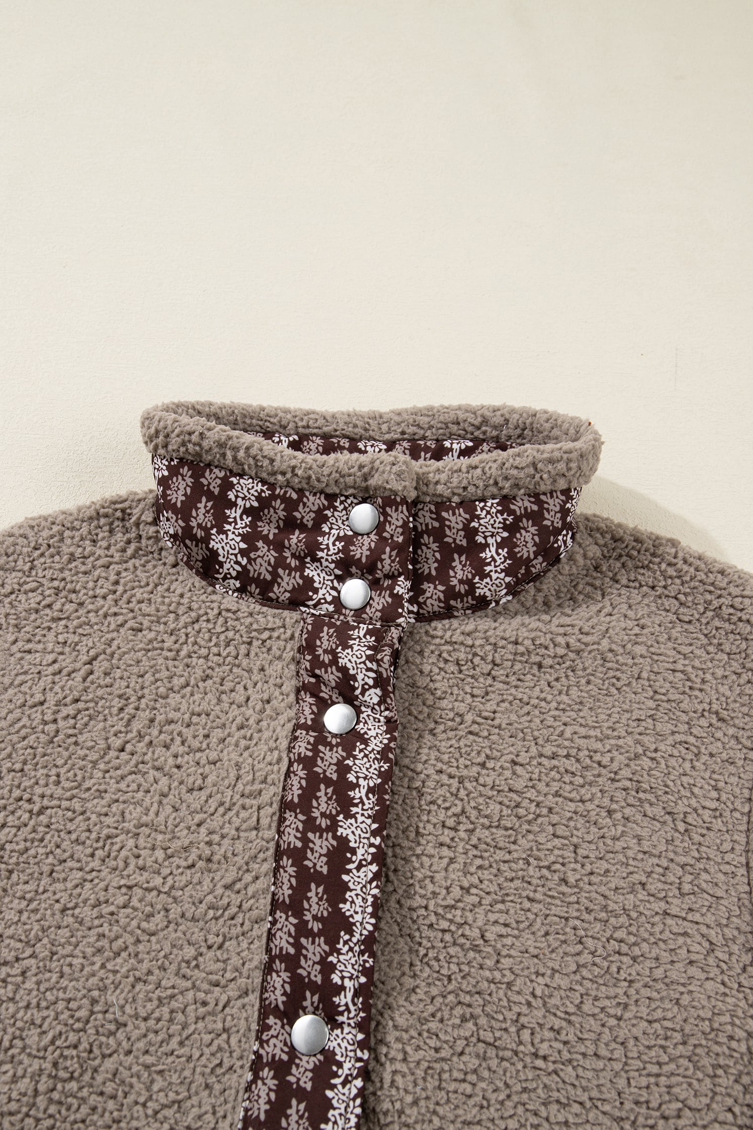 Goat Side Bows Sherpa Fleece Vest