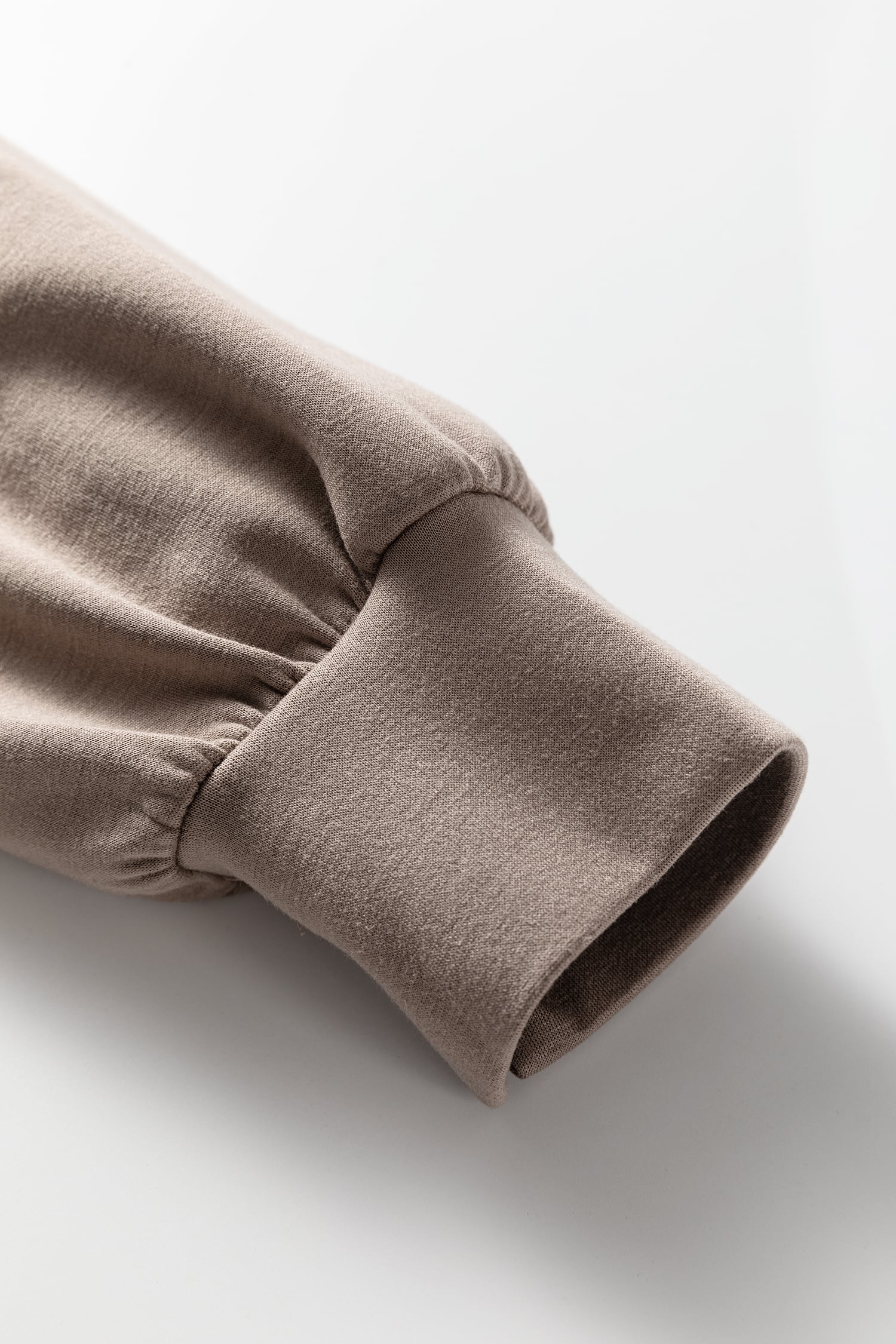 Goat Zip Collar Long Sleeve Top Drawstring Pants Set