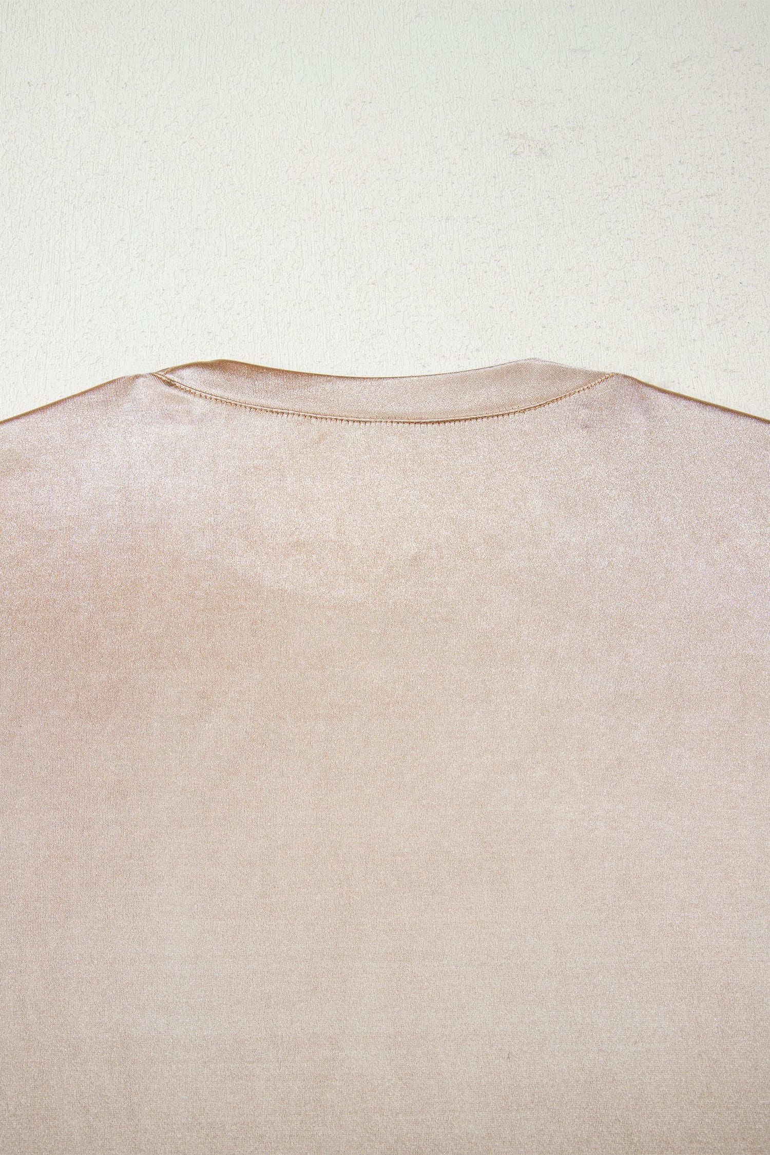 Gold Round Neck Metallic Tank Top