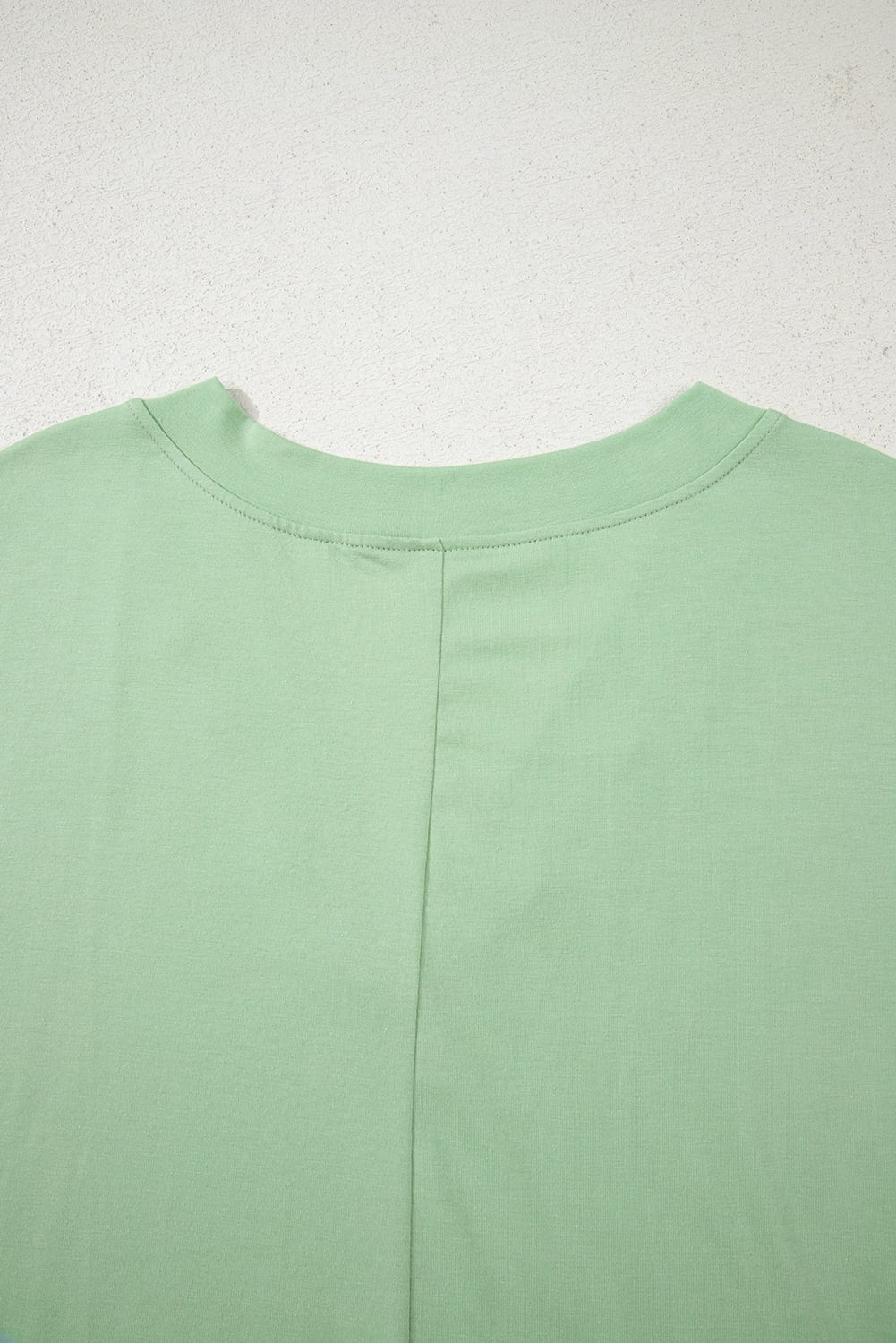Grass Green Loose Half Sleeve V Neck Knit Romper