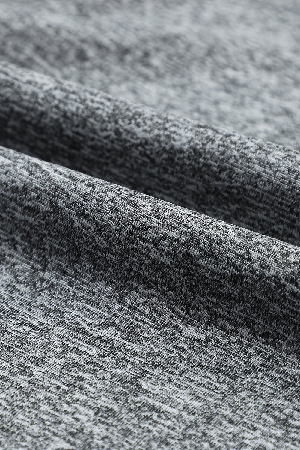 Gray Drawstring Elastic Waistband Pocketed Joggers