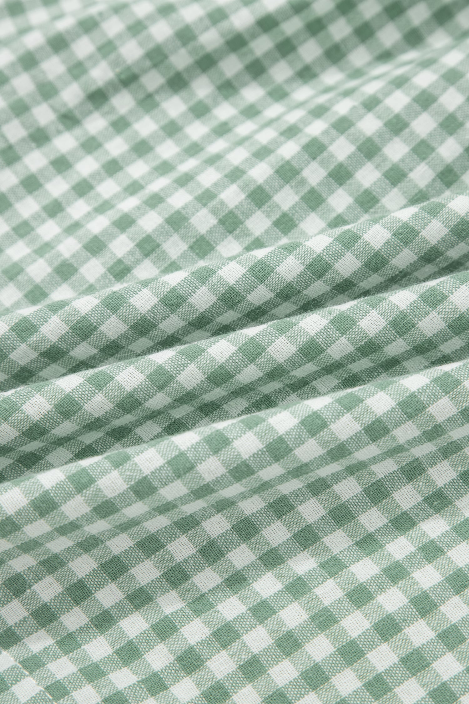 Green Contrast Trim Plaid Print Plus Size Shorts