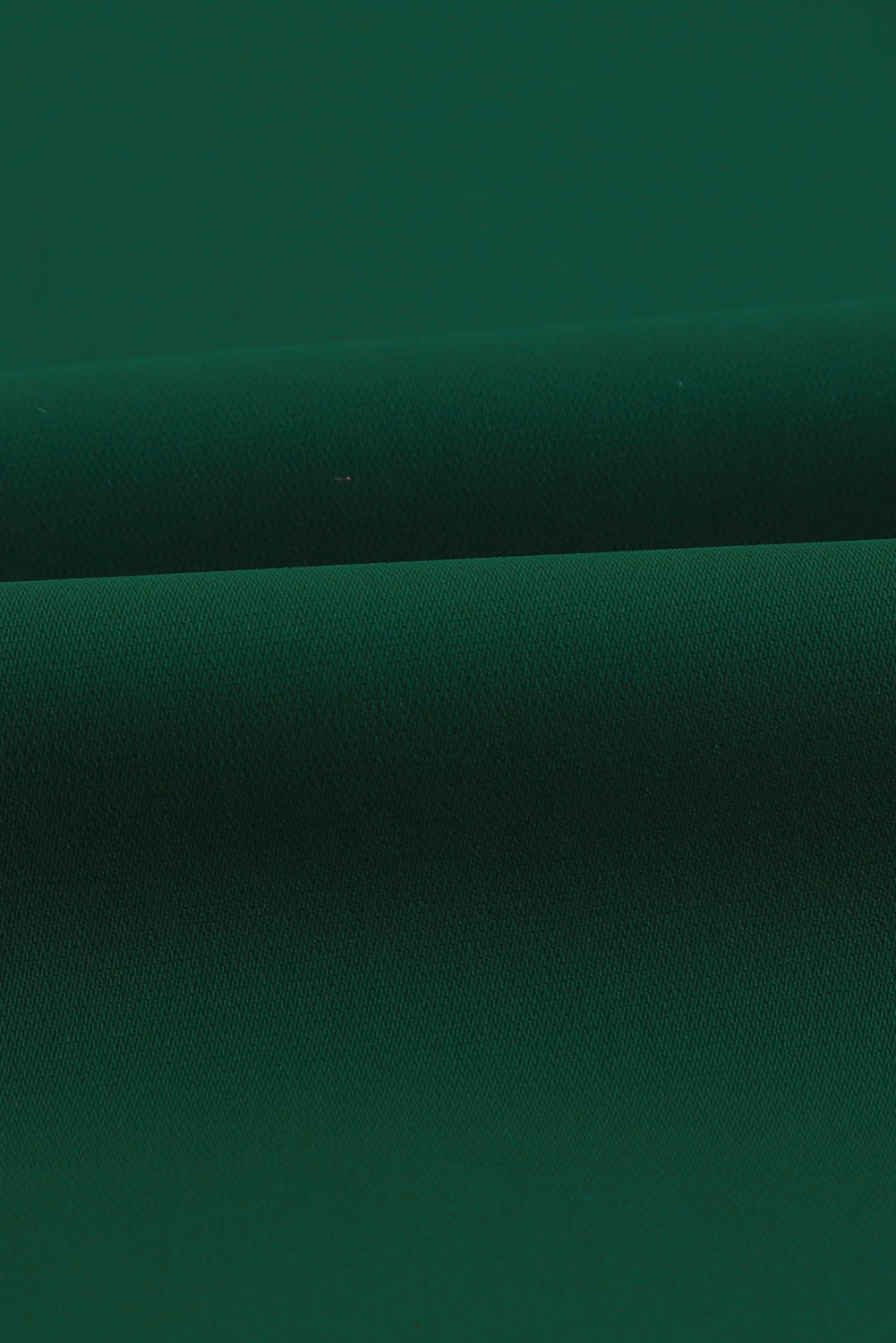 Green Crew Neck Ruffle Bubble Sleeve Top