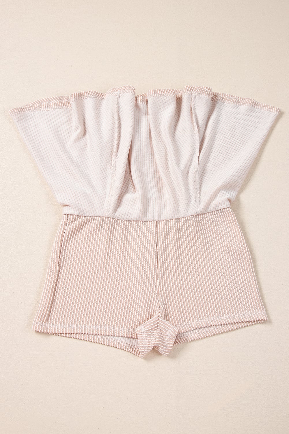 Jet Stream Corded Lantern Sleeve Top High Waist Ruffled Mini Skort Set