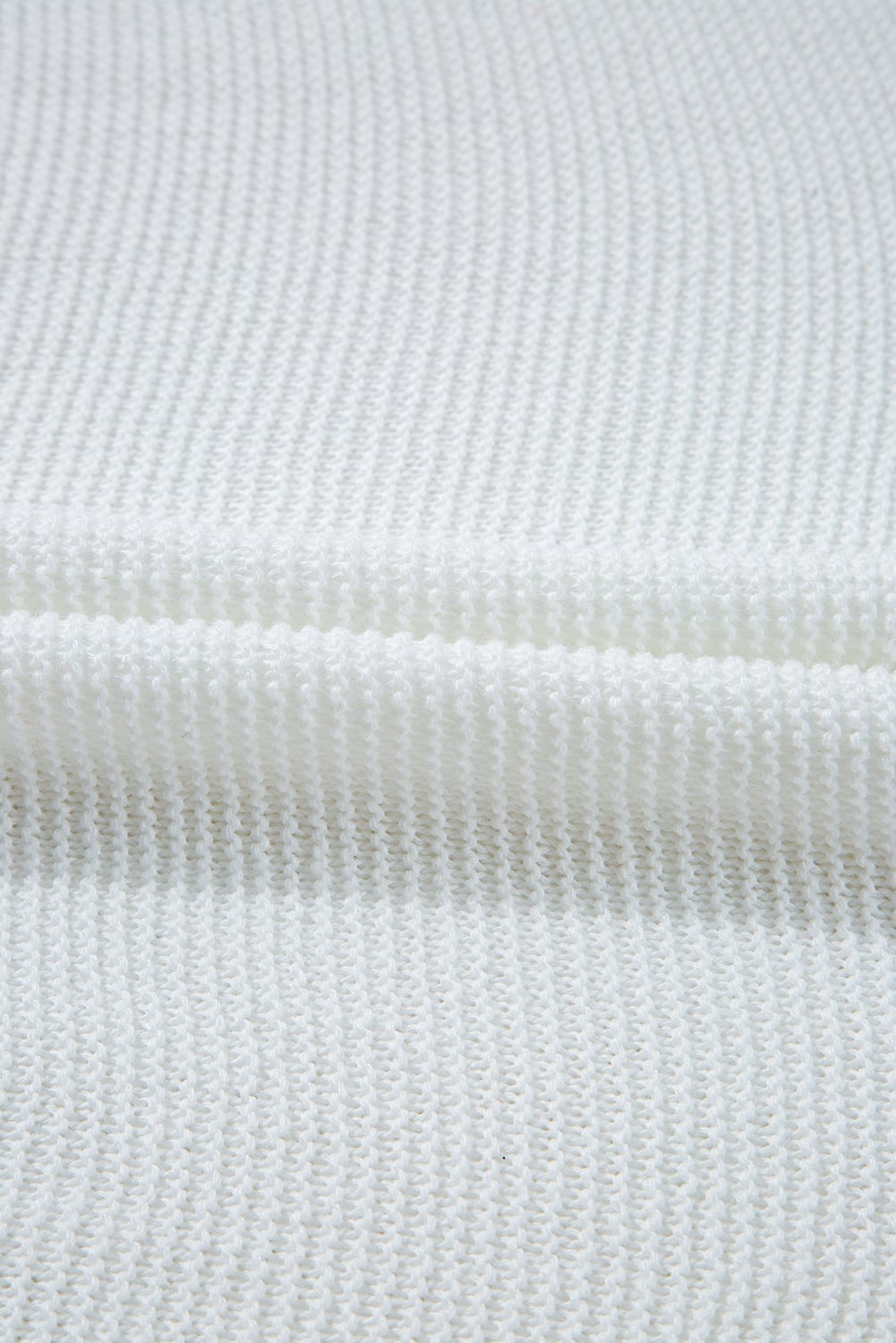 Jet Stream Solid Color Sweater Tee with Side Slits