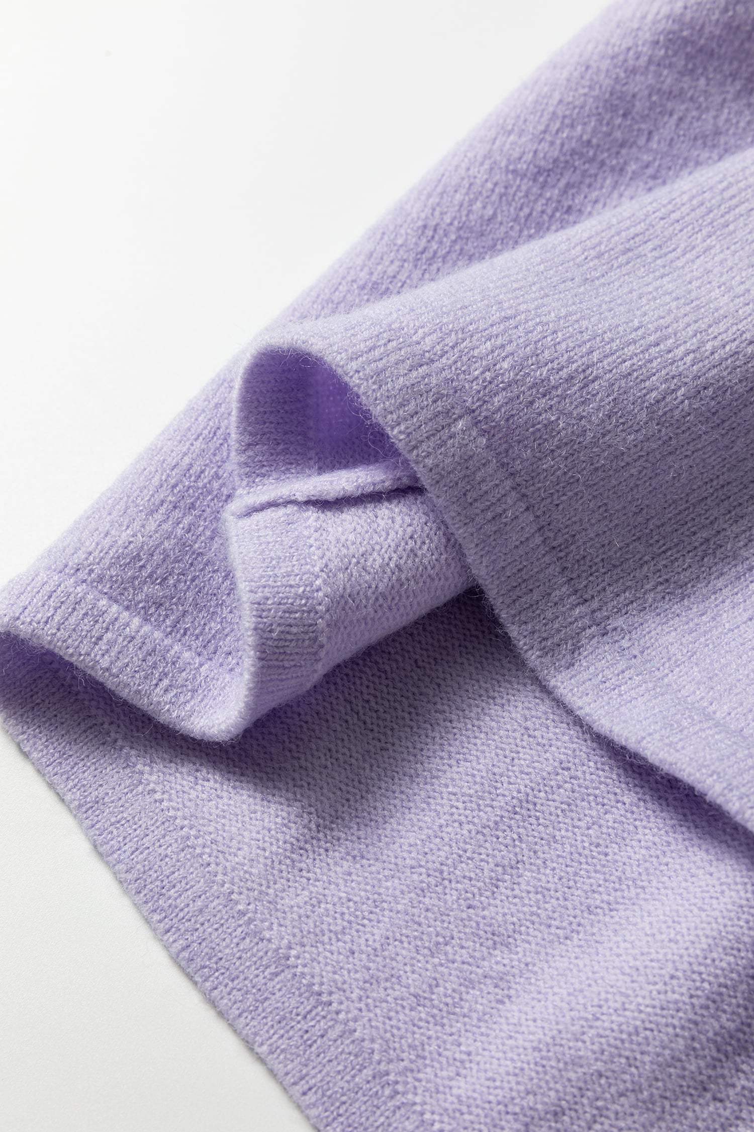 Lavendula 3/4 Sleeve Boxy Knit Button Down Sweater Cardigan
