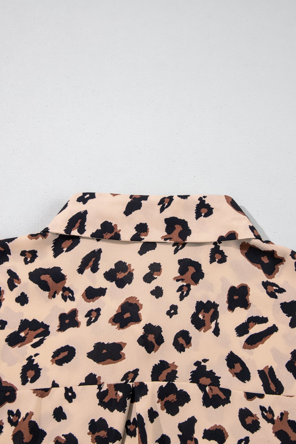 Leopard Print Plus Size Shirt