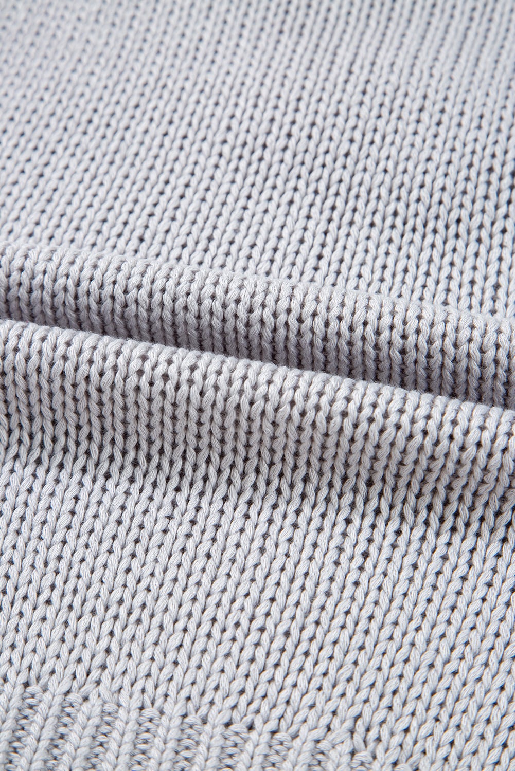 Light Grey Bowknot Applique Cap Sleeve Sweater
