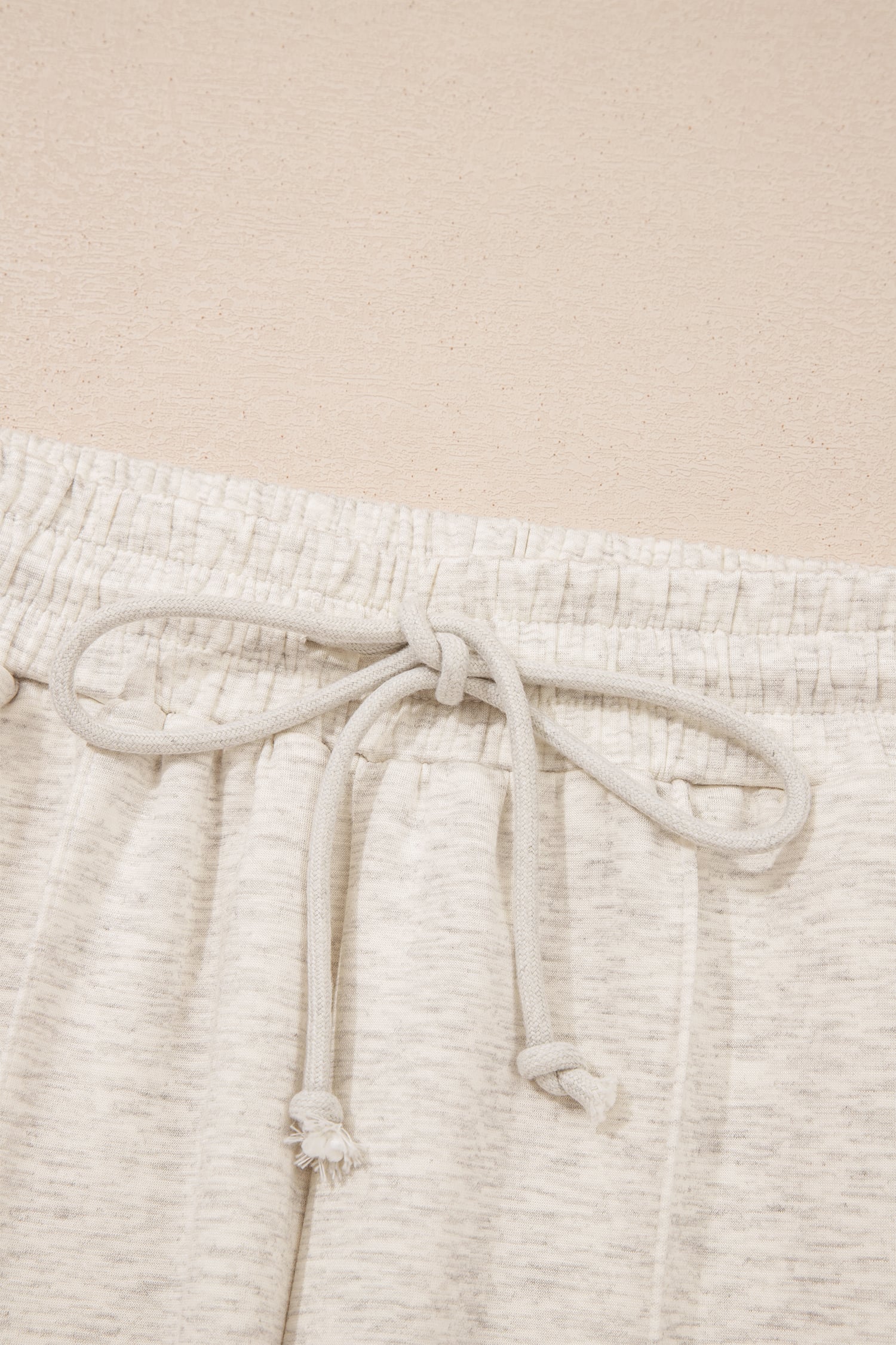 Light Grey Polo Tee Casual Pant Set