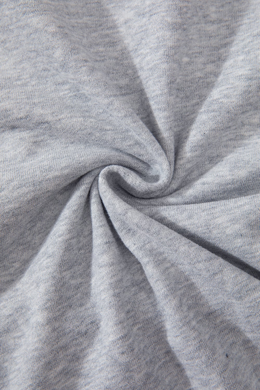 Light Grey Quarter Zip Stand Neck Kangaroo Pocket Sweatshirt