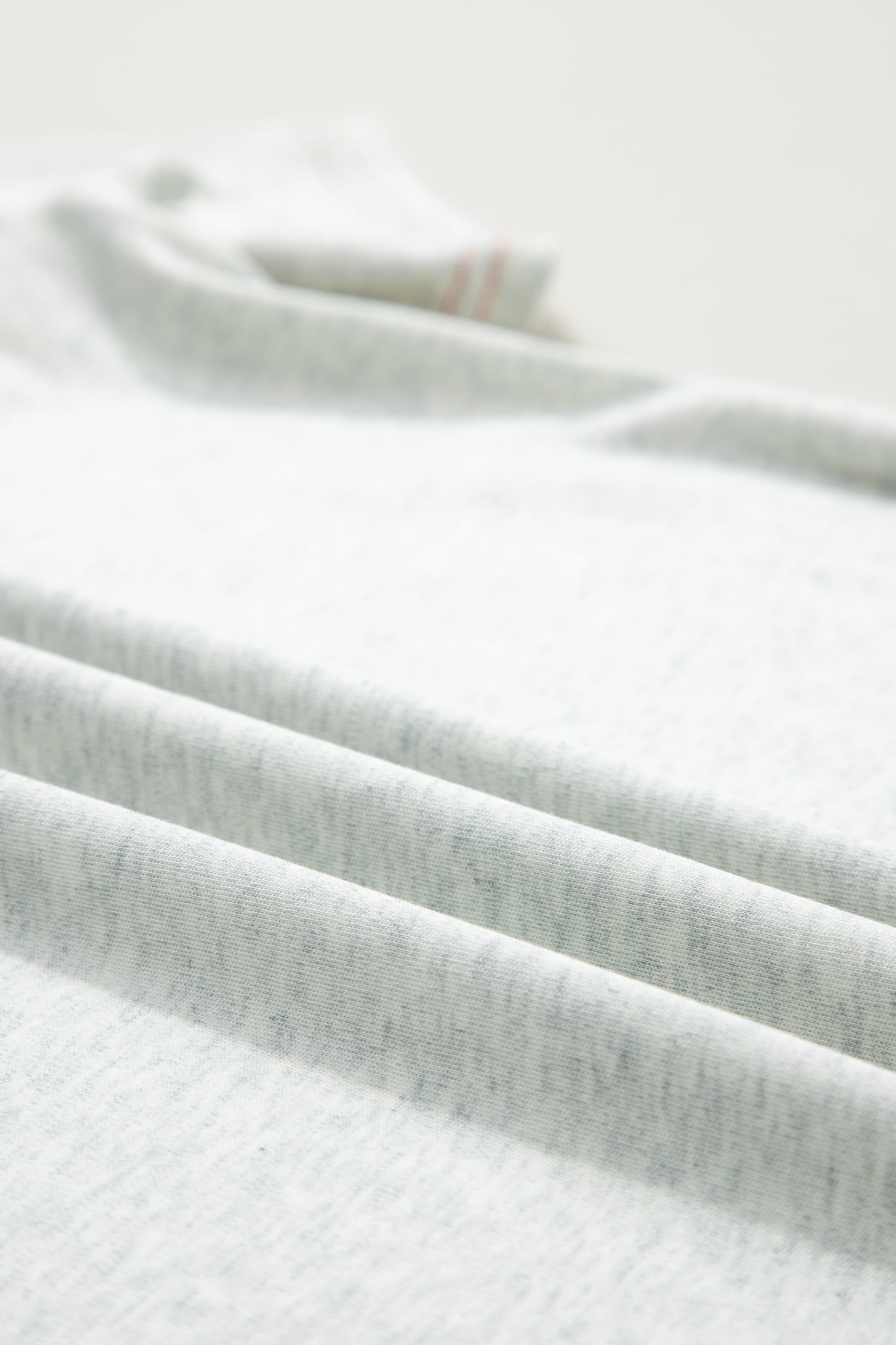 Light Grey Reversible Contrast-Stitched T-Shirt