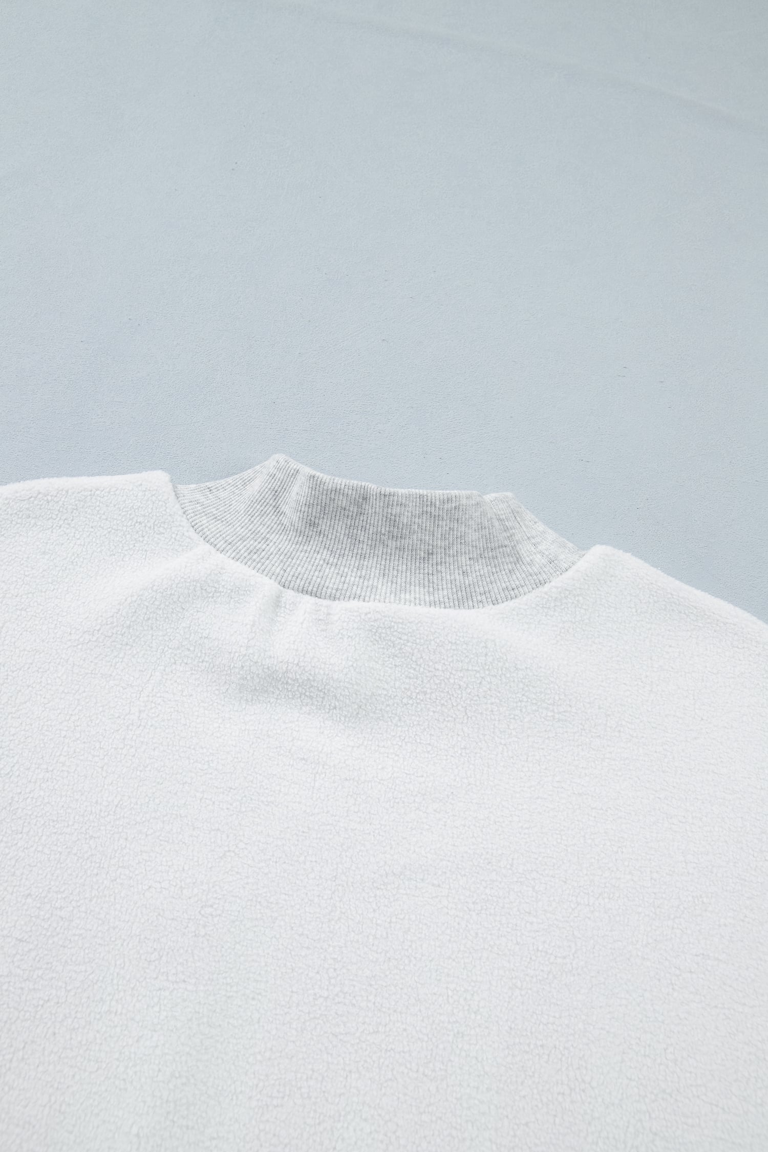 Light Grey TN TENNESSEE Double Printed Reversible Mock Neck Sweatshirt