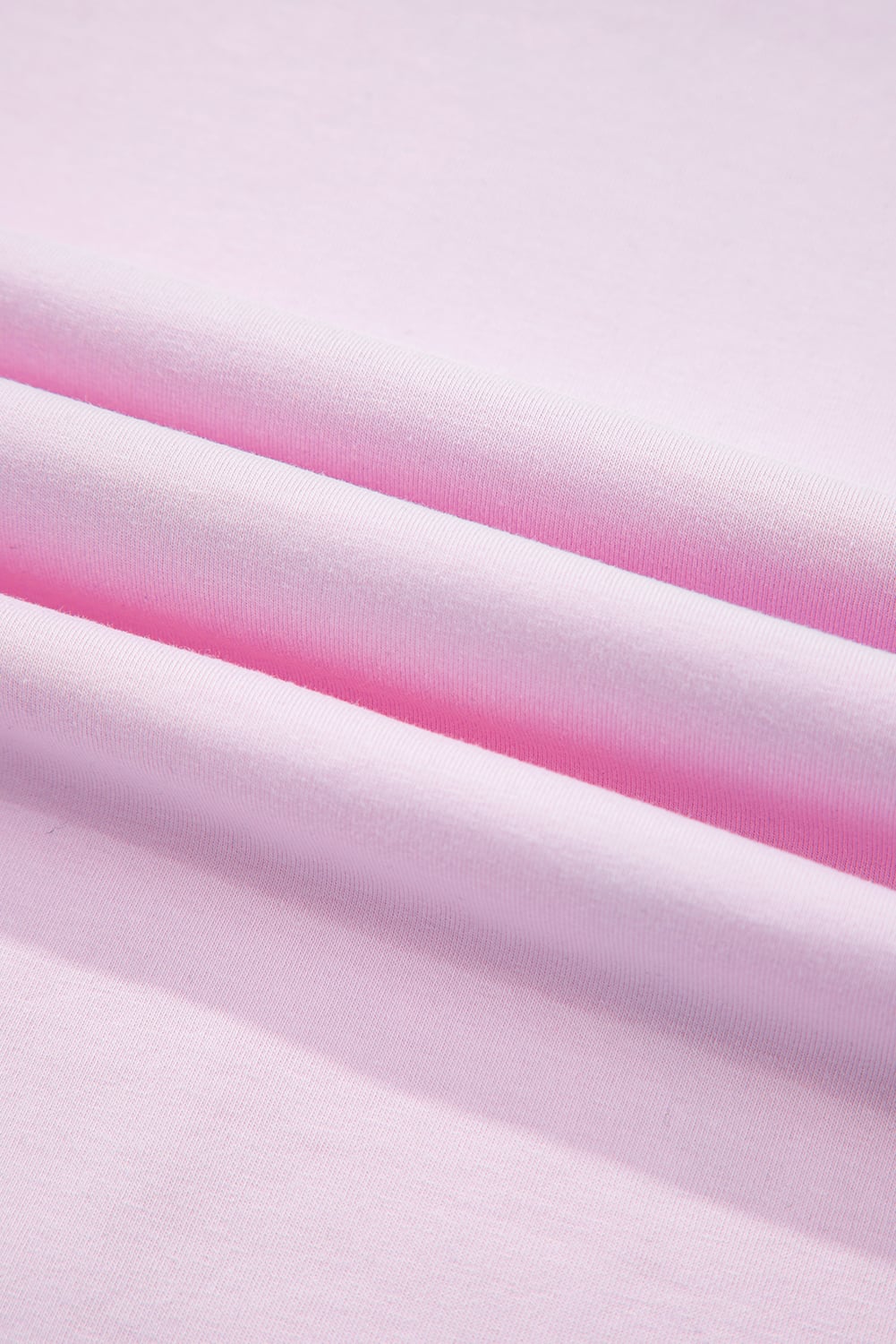 Light Pink Flag Bow Graphic Crewneck Tee