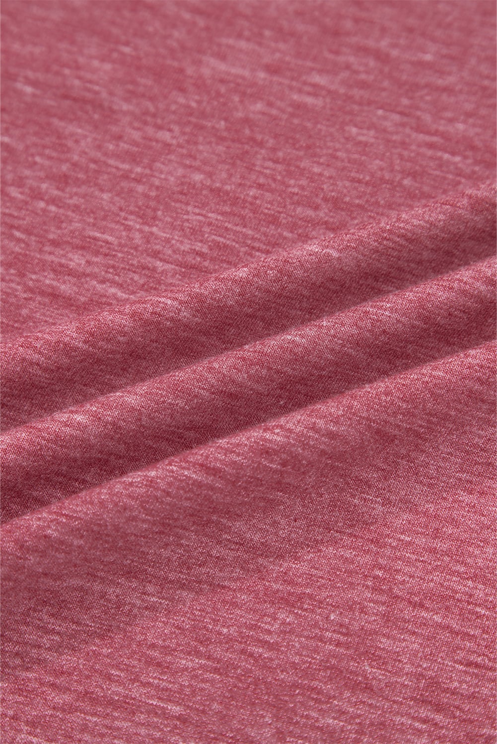 Mineral Red Contrast Print Striped Raglan Long Sleeve Loose Top