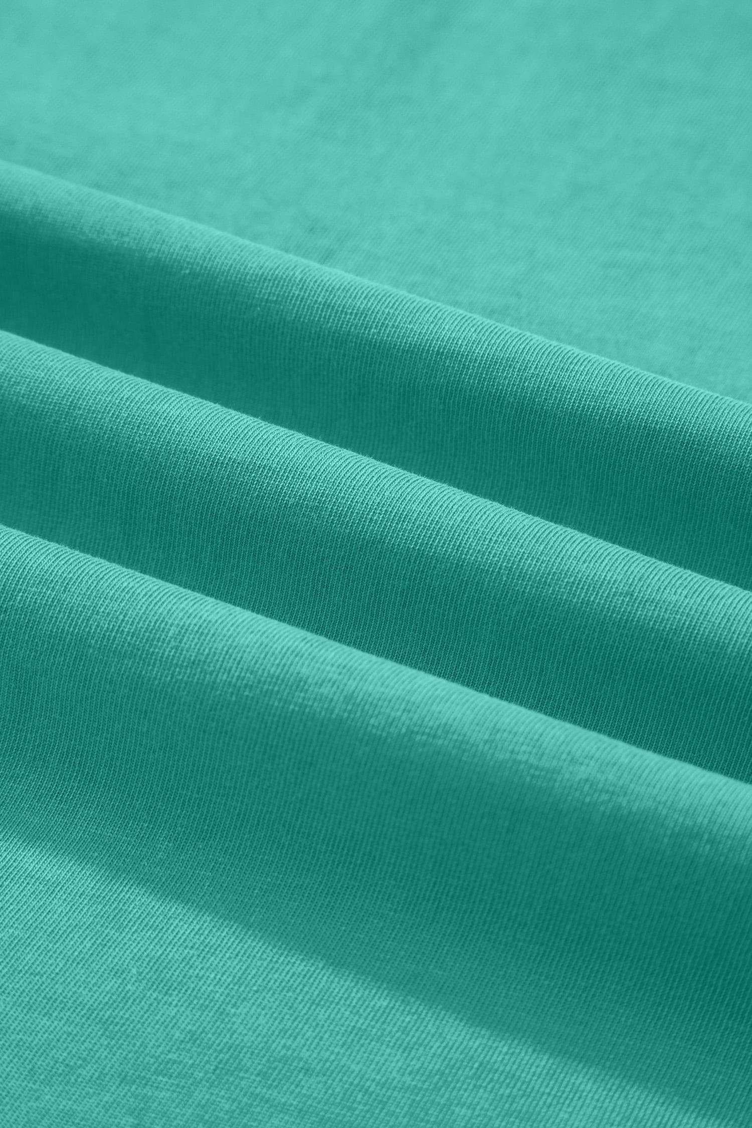 Mint Green Cotton Mineral Wash T Shirt