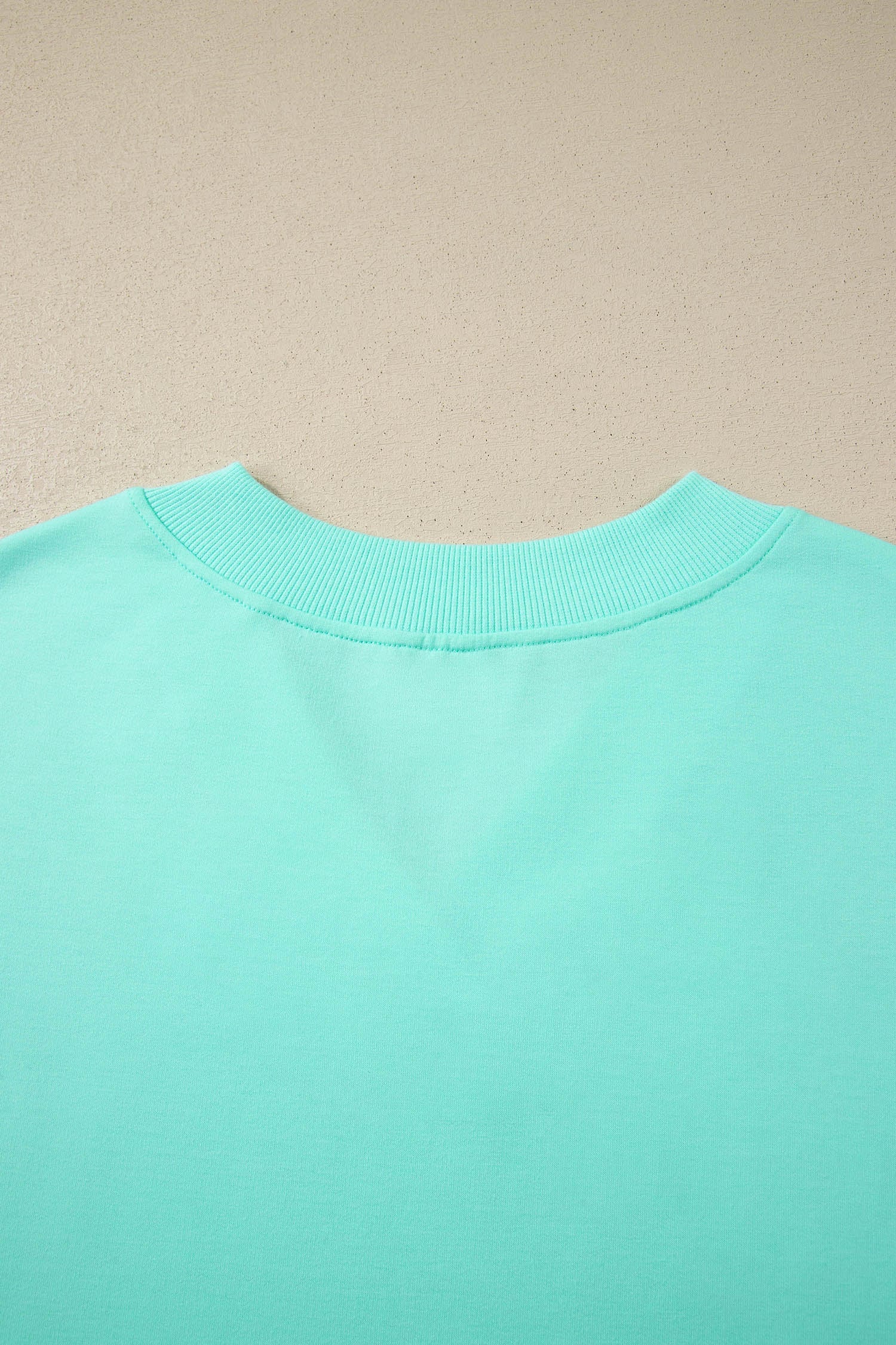 Mint Green V Neck Short Sleeve Top Drawstring Shorts 2pcs Set
