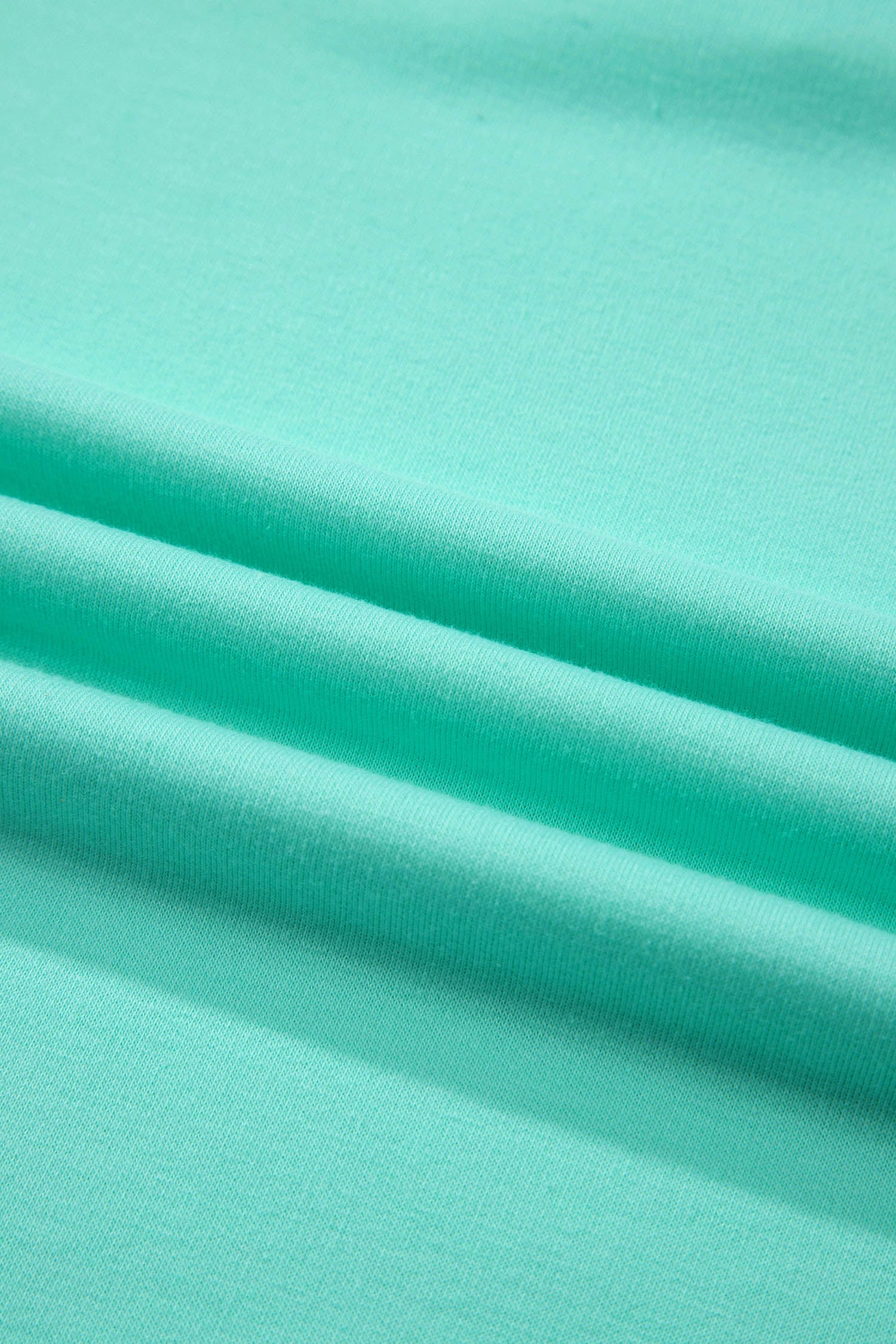 Mint Green V Neck Short Sleeve Top Drawstring Shorts 2pcs Set