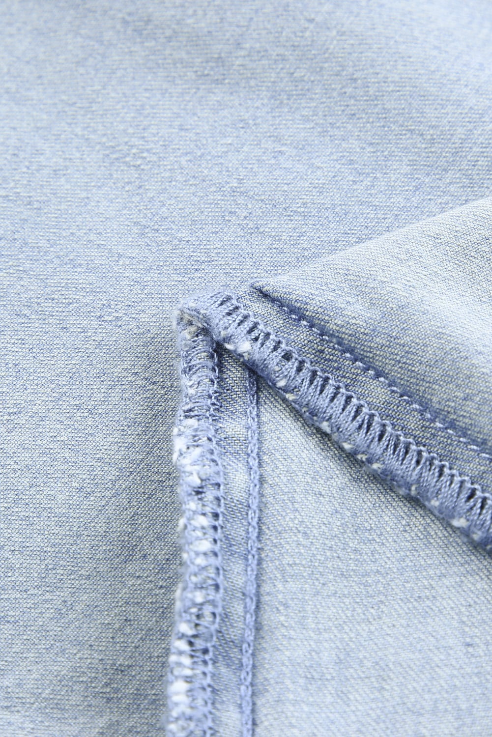Sky Blue Multi Pocketed Y2K Street Fashion Shift Jeans