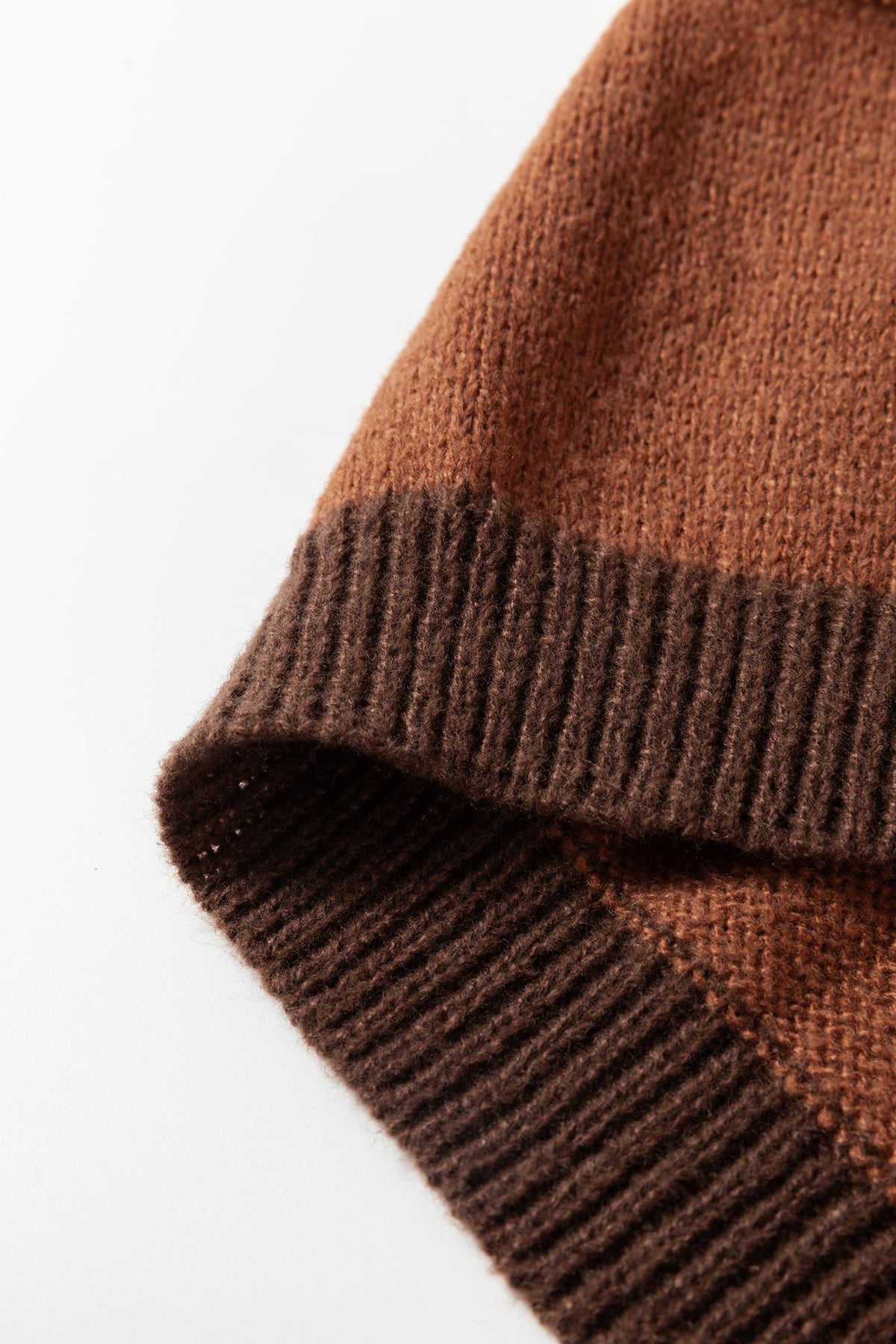 Multicolour Striped Crew Neck Long Sleeve Knit Sweater