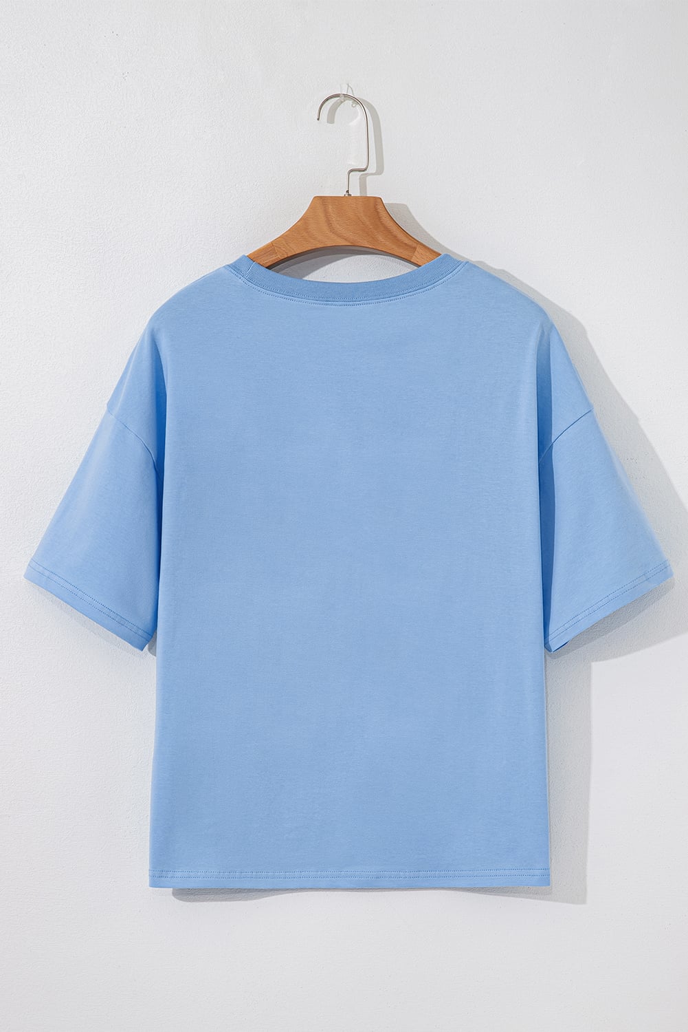 Myosotis Flag Bow Graphic Crewneck Tee
