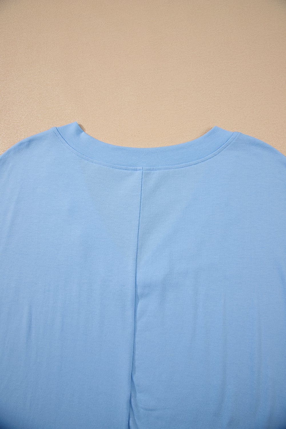 Myosotis Loose Half Sleeve V Neck Knit Romper