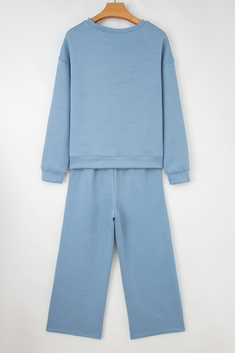 Myosotis Ultra Loose Textured 2pcs Slouchy Outfit