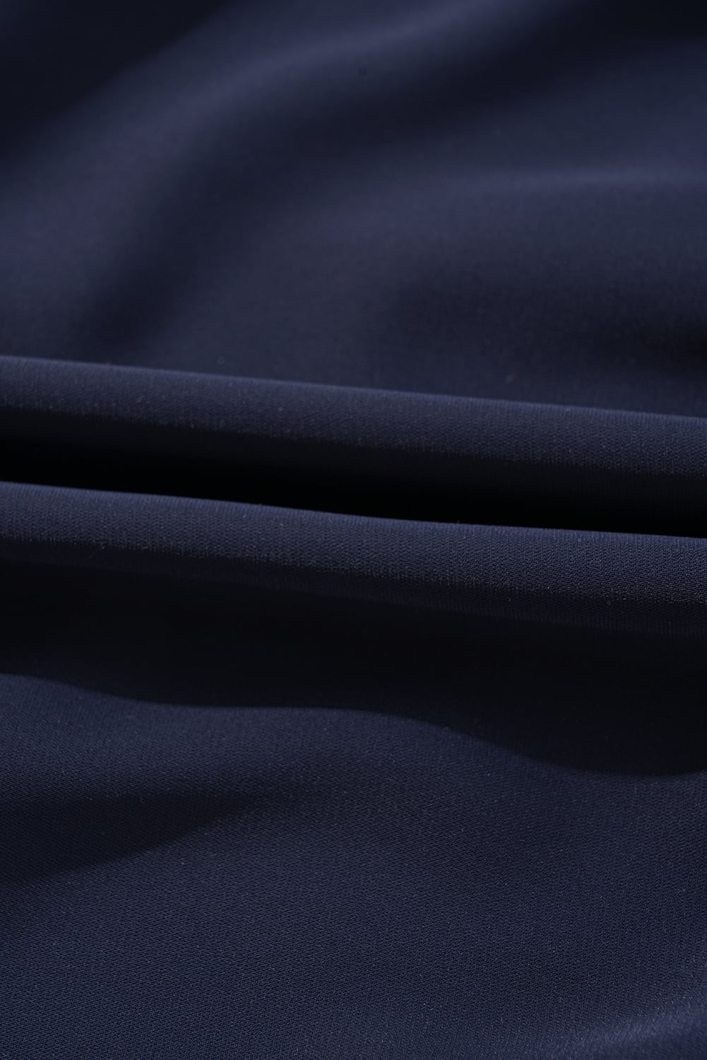 Navy Blue Collared V Neck Flutter Sleeve Tiered Plus Size Dress