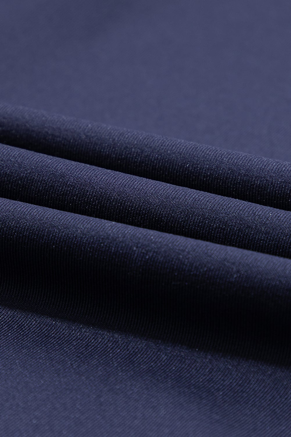 Navy Blue Drawstring Elastic Waistband Pocketed Joggers