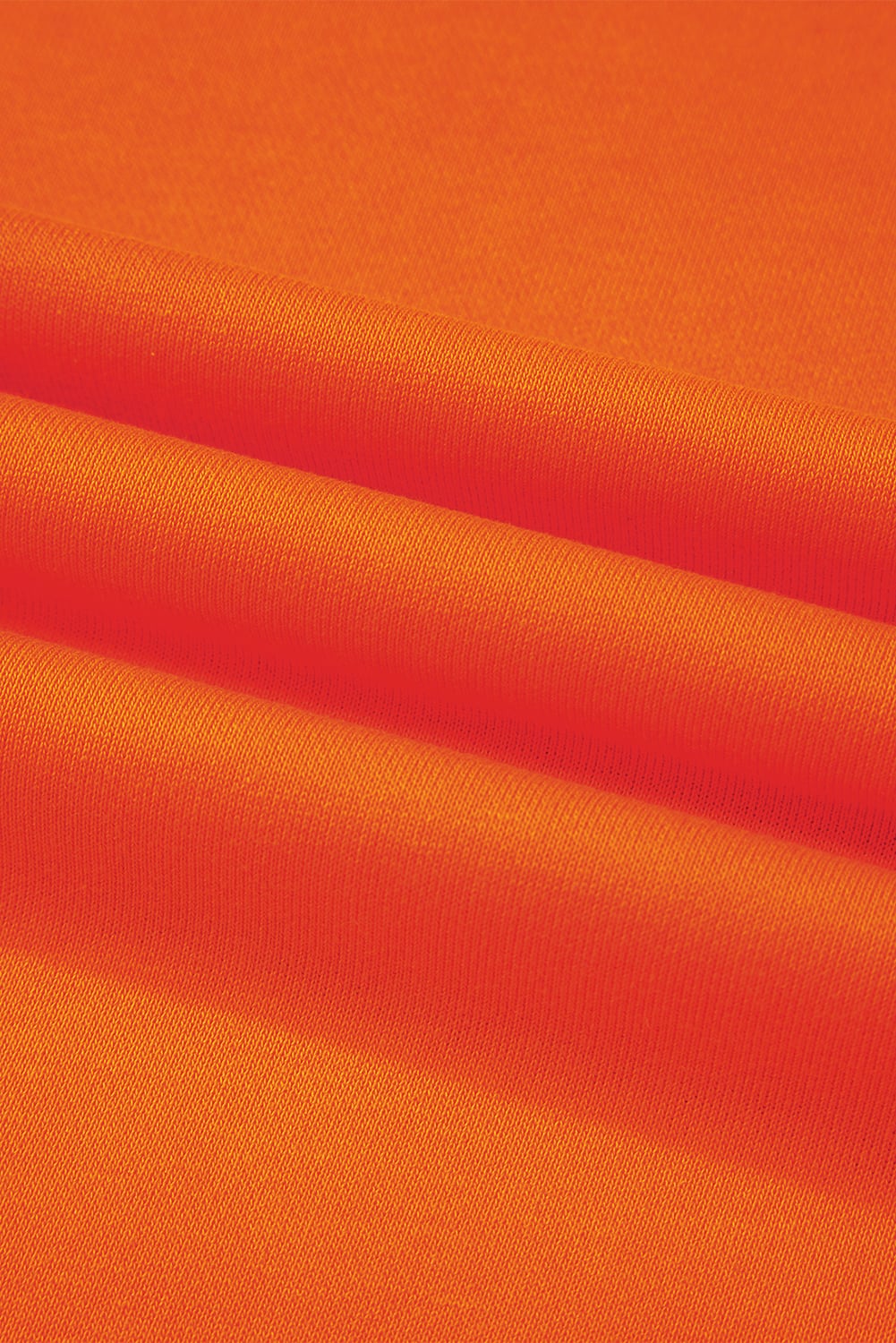 Orange Varsity Striped Detail Drop Shoulder Oversized Sweatshirt