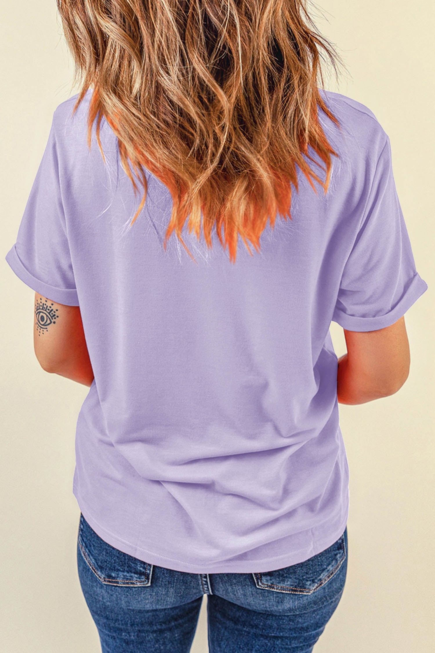 Orchid Petal Catch me by the water Fishes Printed T Shirt
