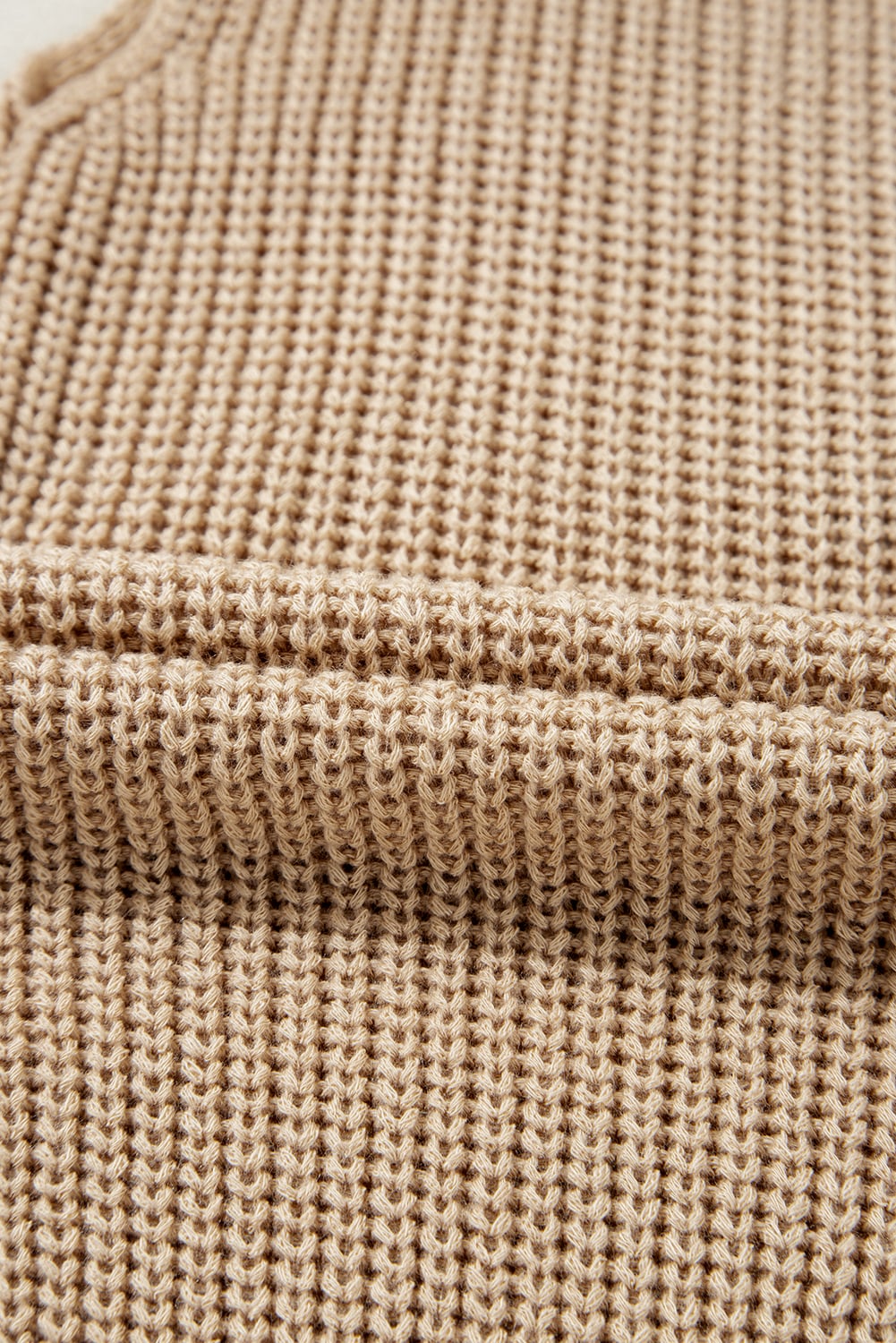 Parchment Western Cowboy Embroidery Round Neck Sleeveless Sweater