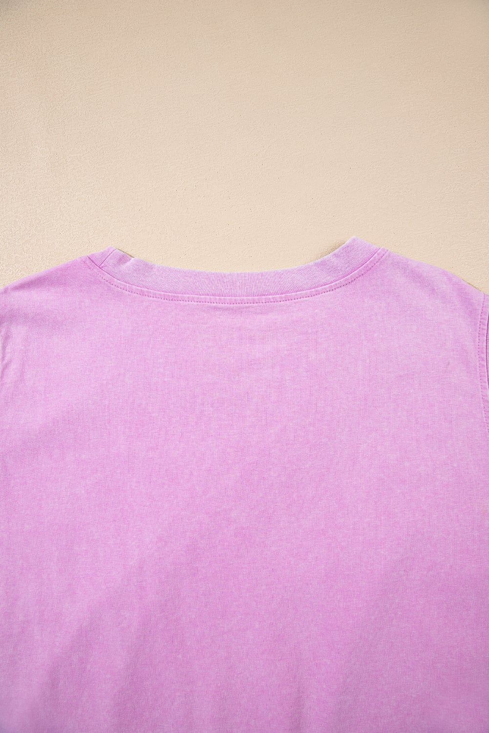 Phalaenopsis Solid Color Washed Sleeveless Top Split Skort Cotton 2pcs Outfit